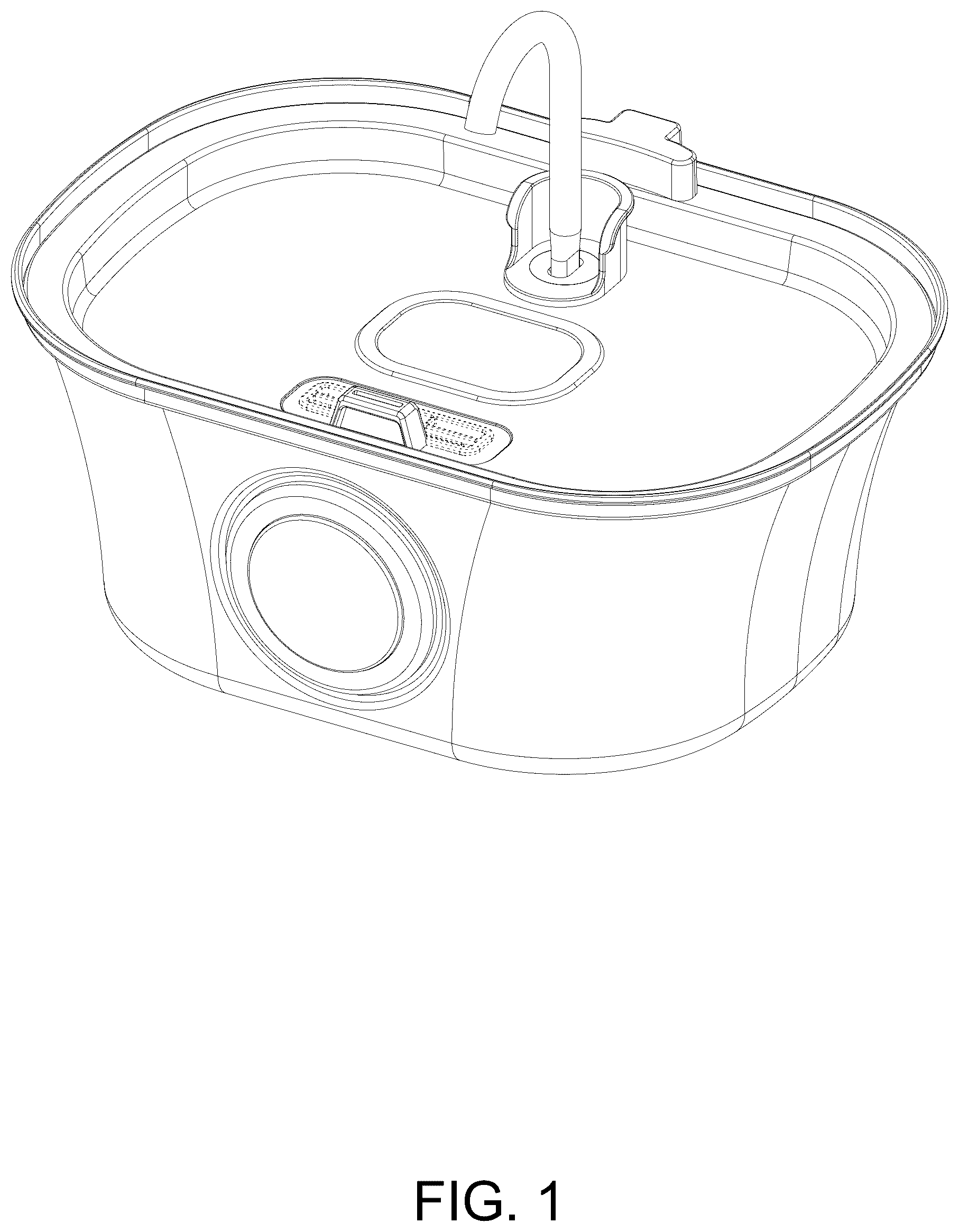 Patent USD1076263 — Pet waterer — Figure 1