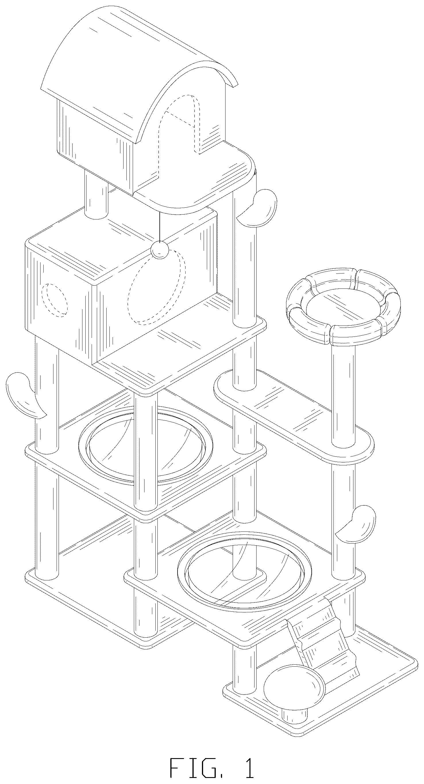 Patent USD1076277 — Cat tree — Figure 1