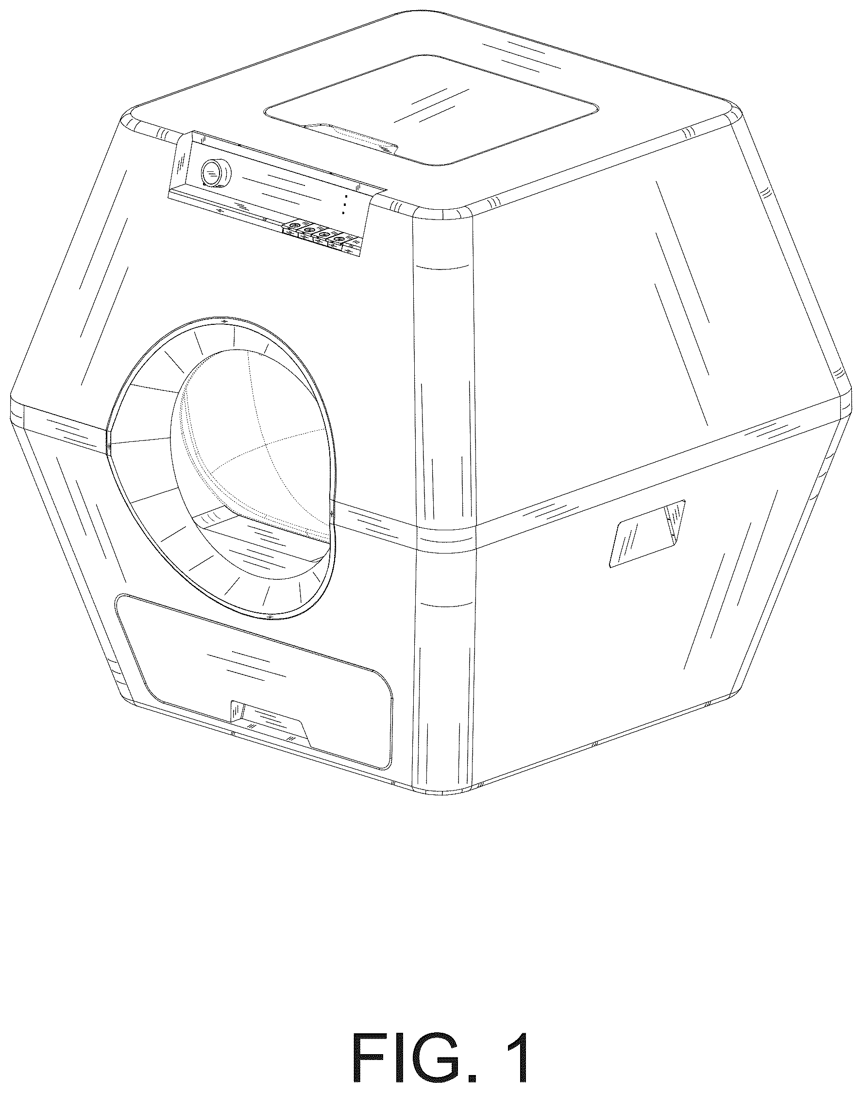 Patent USD1076279 — Cat litter box — Figure 1