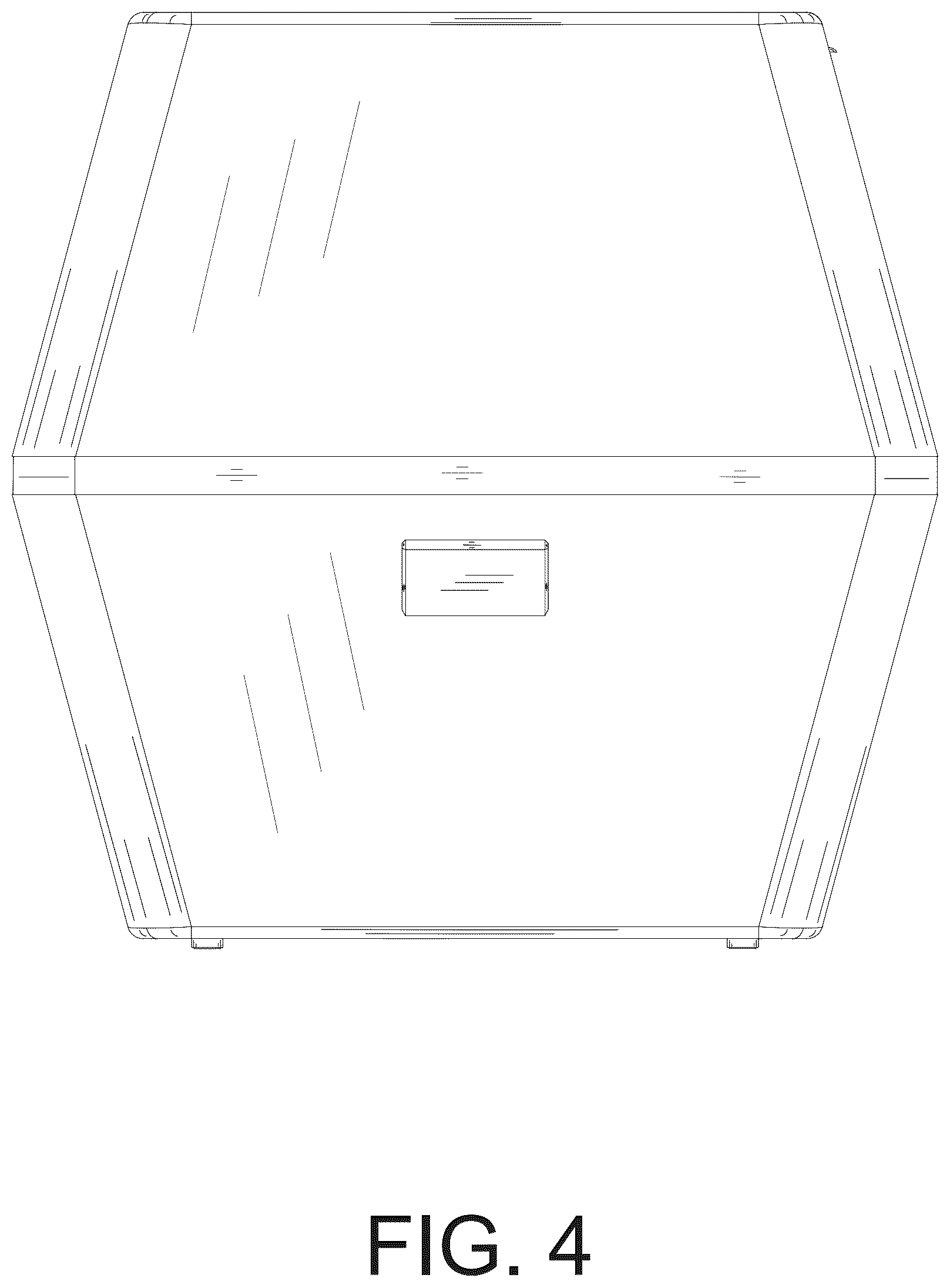 Patent USD1076279 Figure 4 – Cat litter box