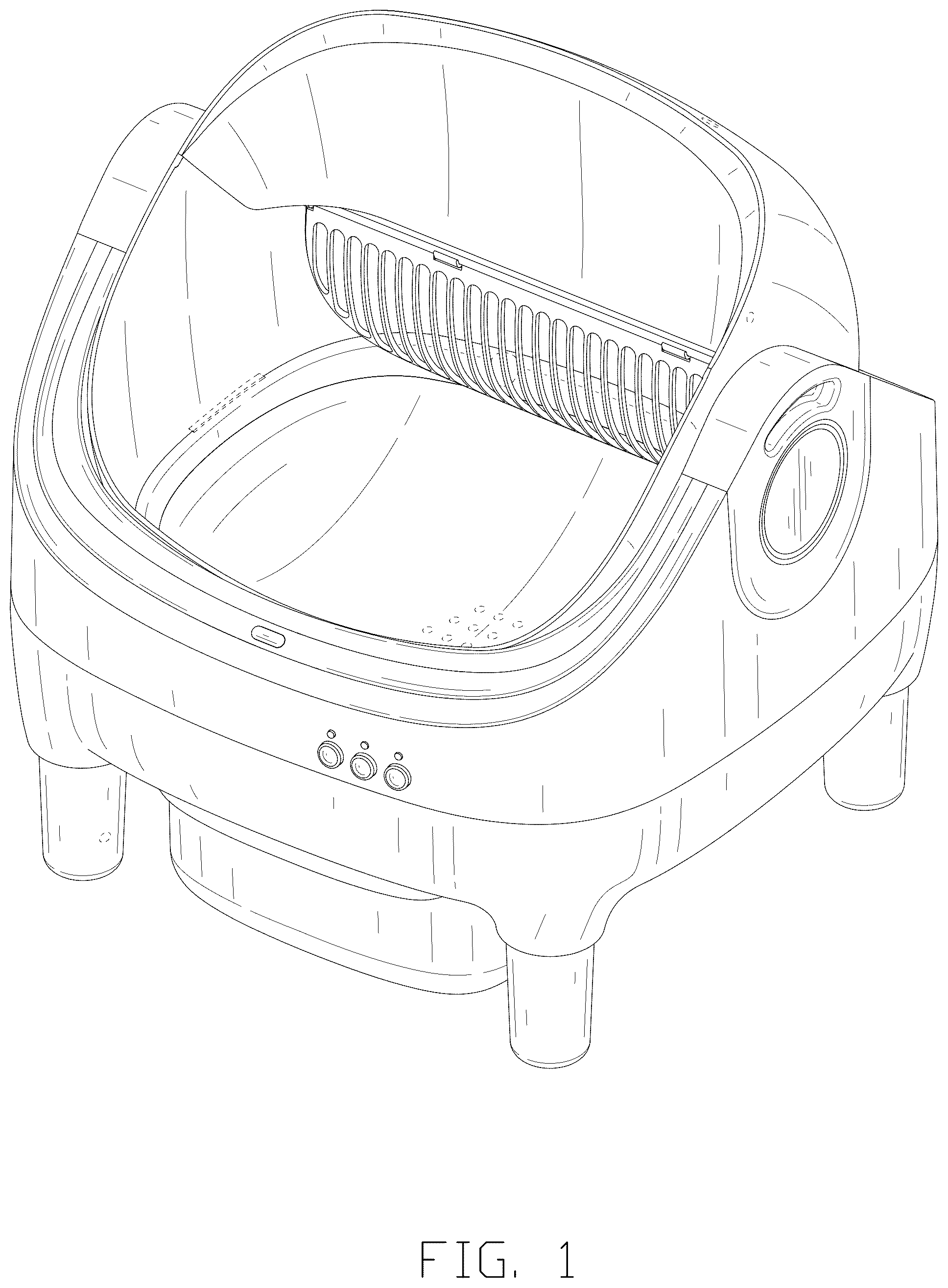Patent USD1076282 — Litter box — Figure 1