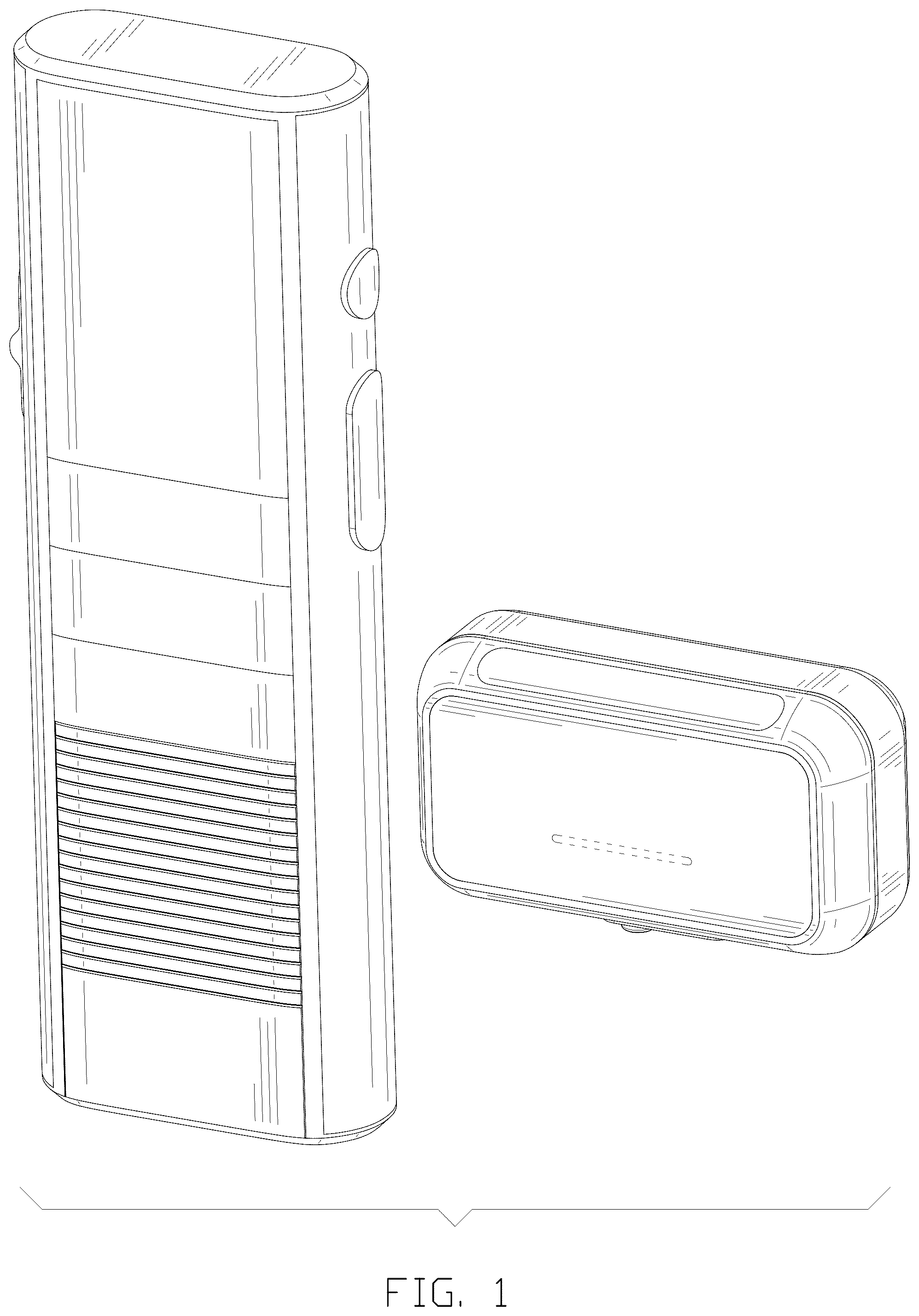 Patent USD1076287 Figure 1 – Dog training device set