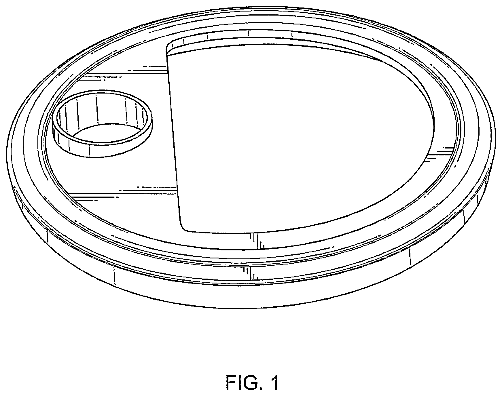 Patent USD1076303 — Paint can rim lid — Figure 1