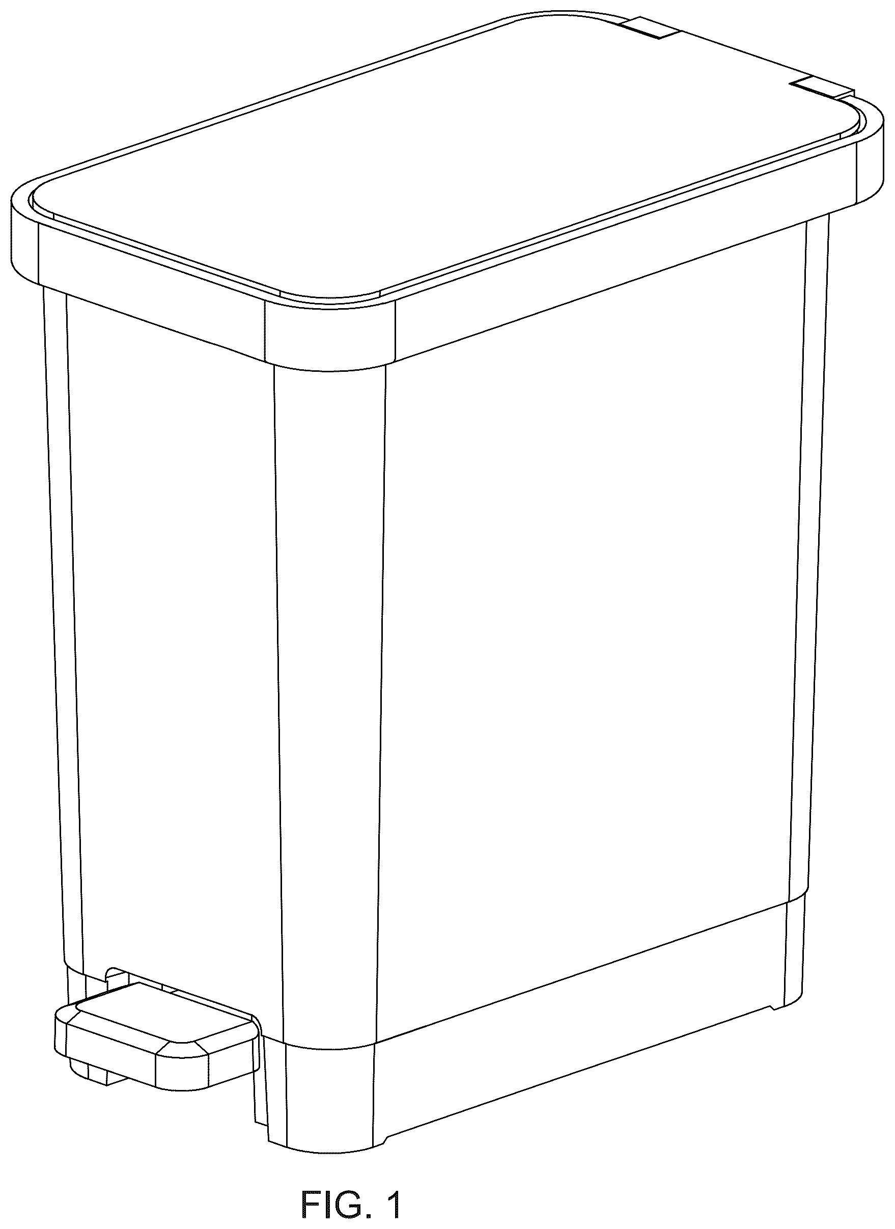 Patent USD1076308 — Step can — Figure 1