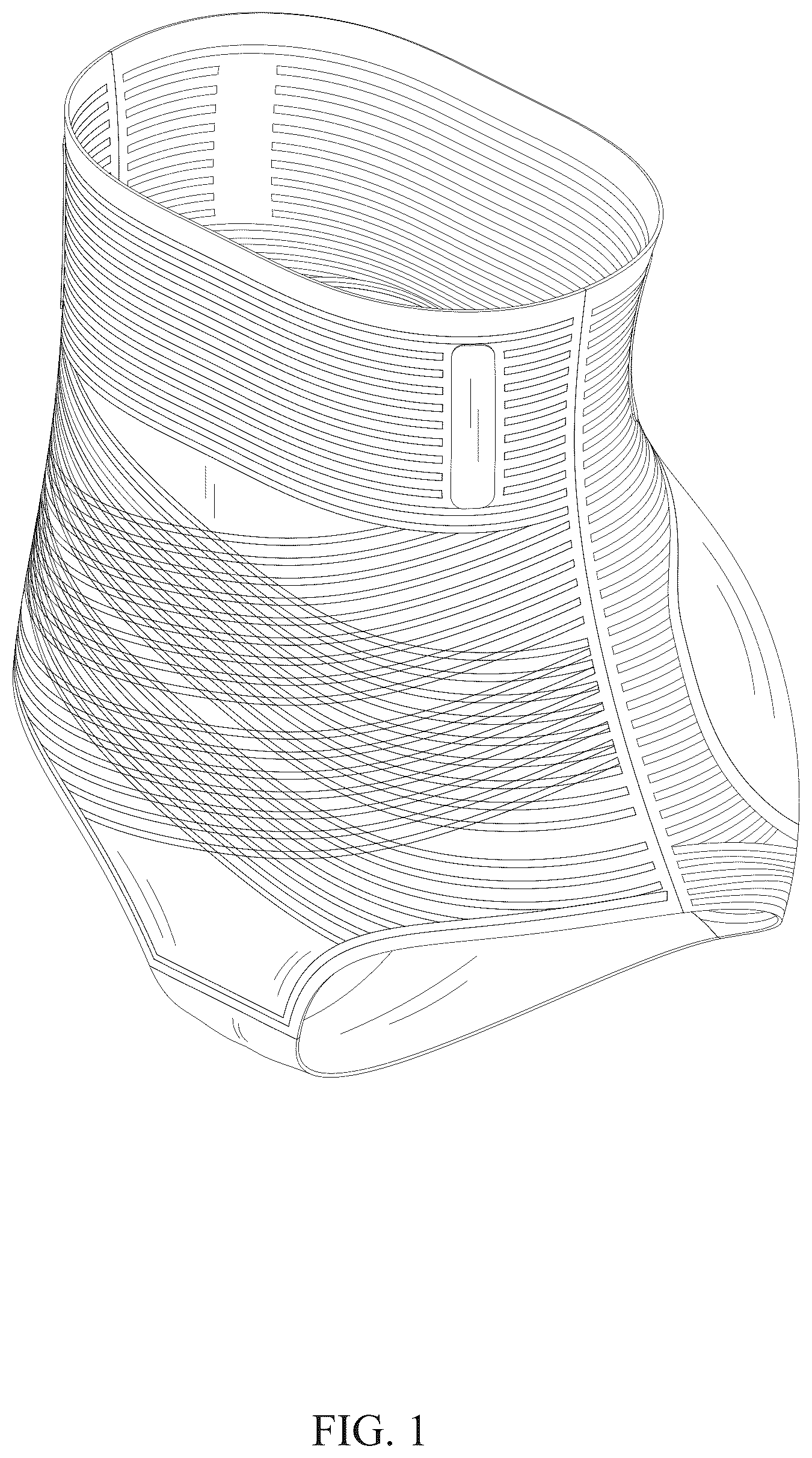 Patent USD1076321 — Body shaping pants — Figure 1