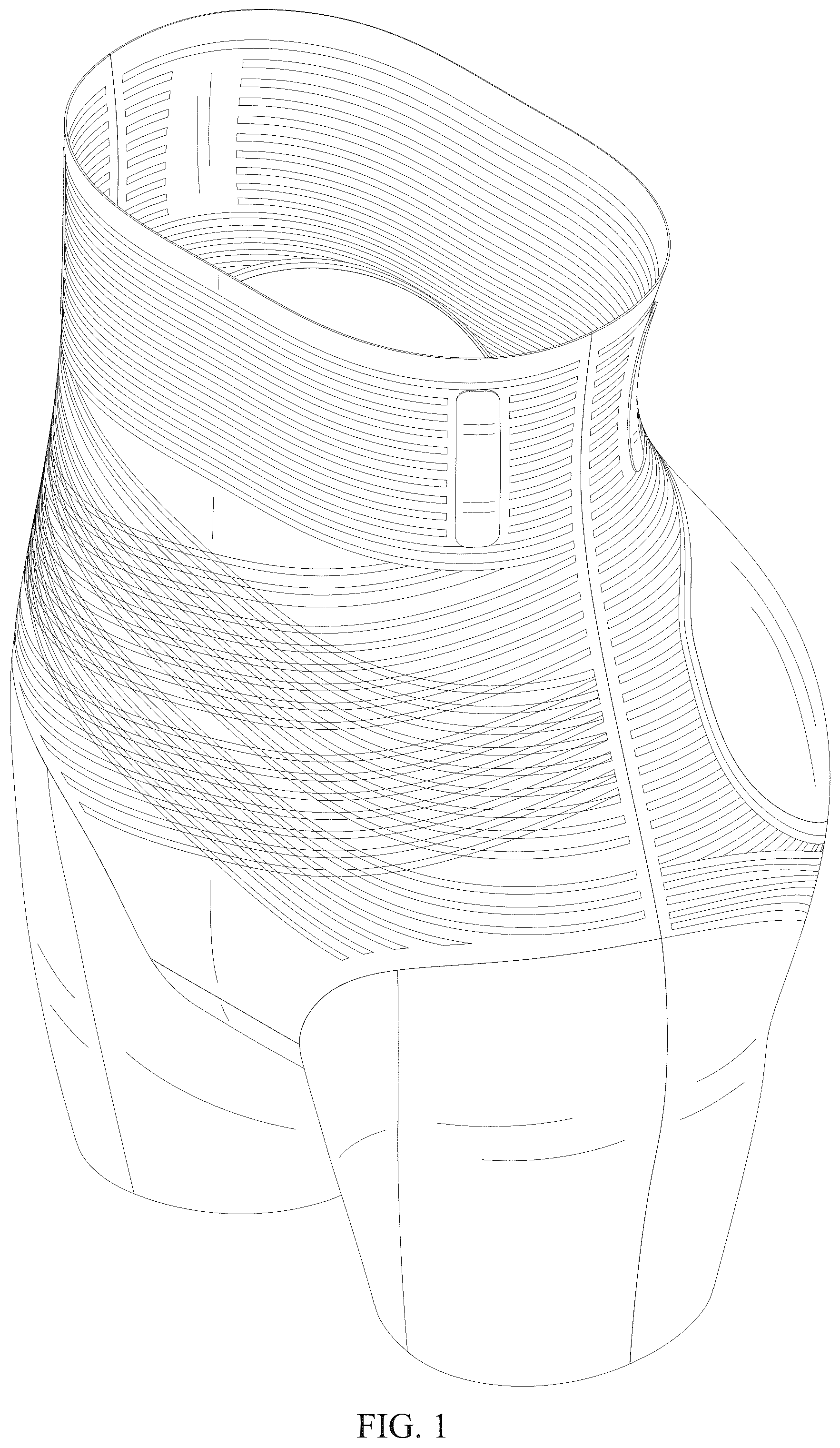 Patent USD1076322 — Body shaping pants — Figure 1