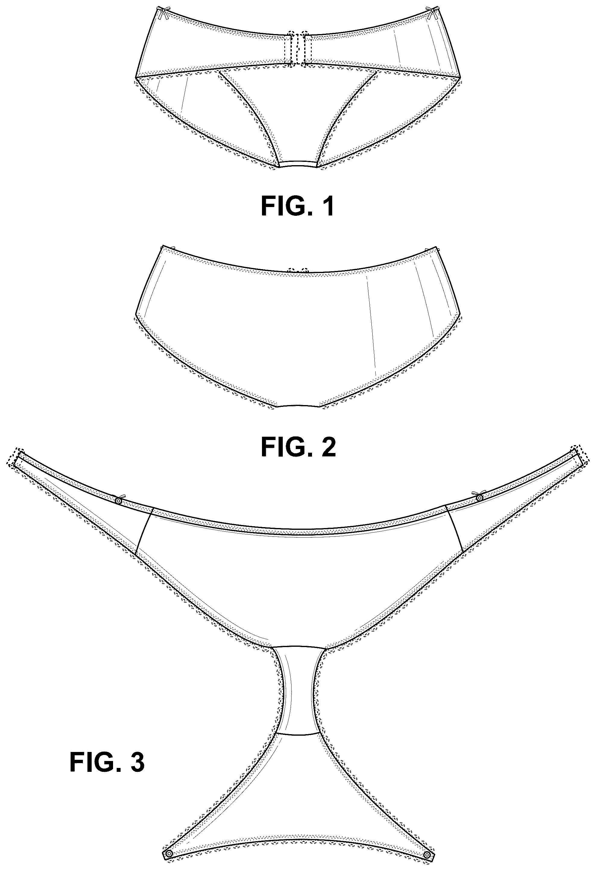 Patent USD1076329 — Panty garment — Figure 1