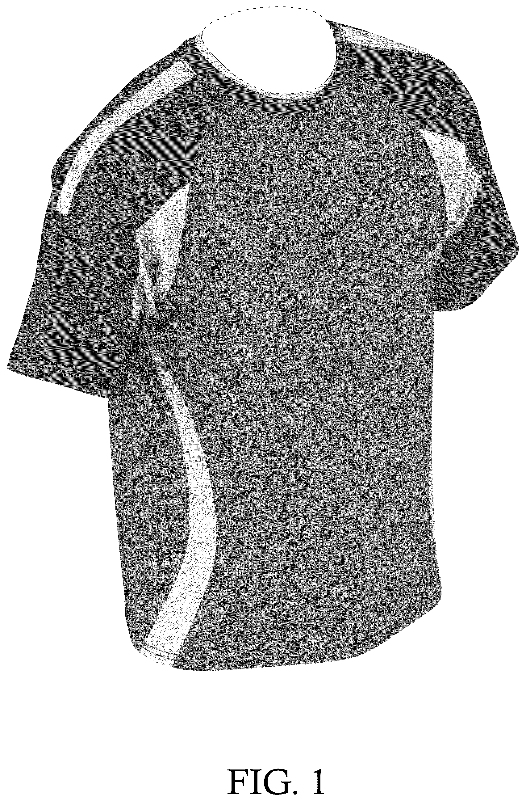 Patent USD1076332 — T-shirt — Figure 1