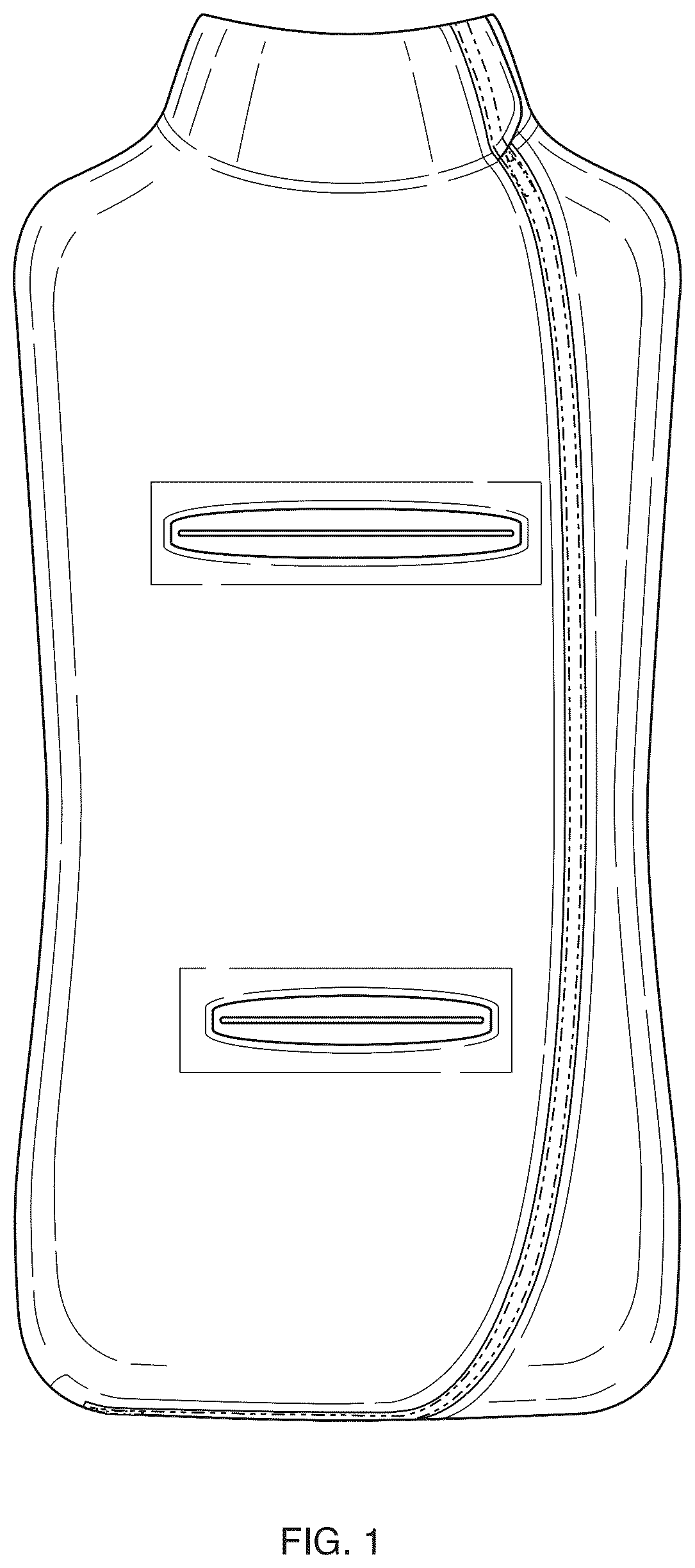 Patent USD1076334 — Swaddling garment for an infant — Figure 1