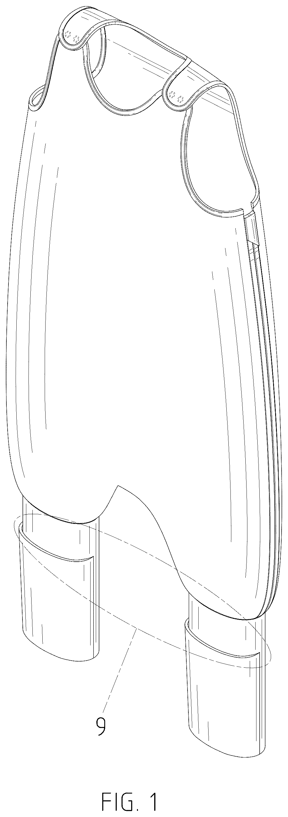 Patent USD1076335 — Sleeping bag — Figure 1