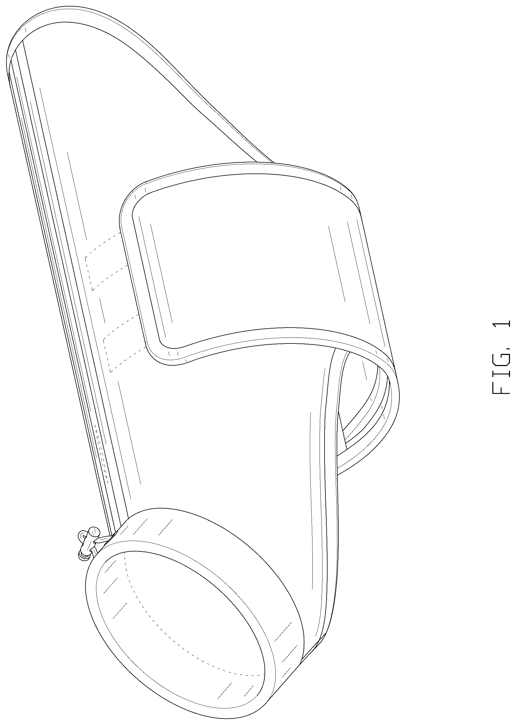 Patent USD1076343 — Garment with chest covering design — Figure 1