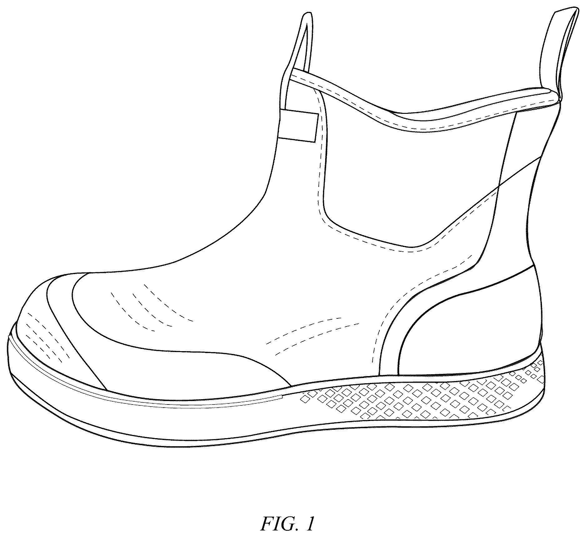 Patent USD1076356 — Pair of boots — Figure 1