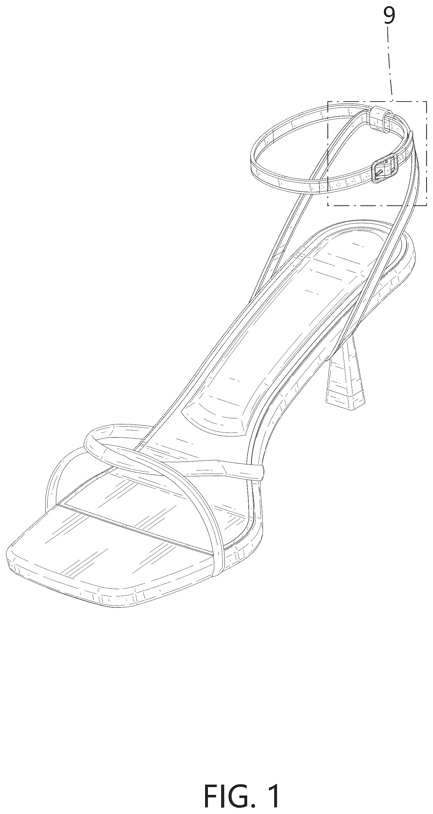Patent USD1076361 — High heel shoe — Figure 1