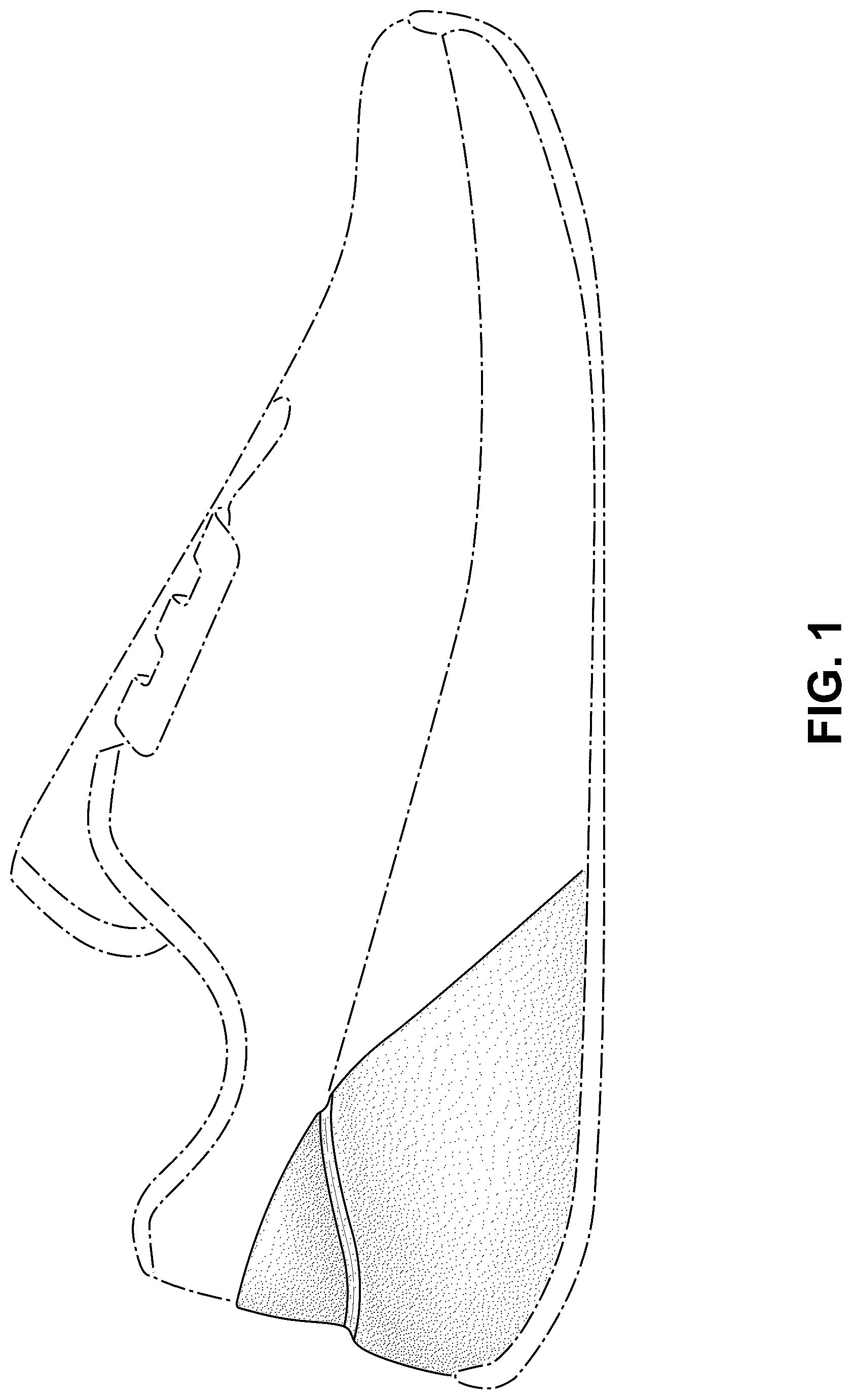 Patent USD1076364 Figure 1 – Shoe