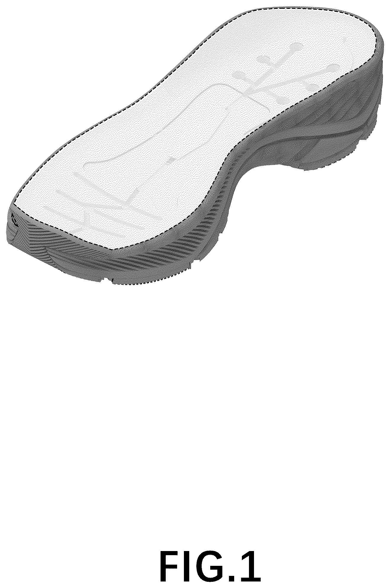 Patent USD1076367 — Shoe outsole — Figure 1