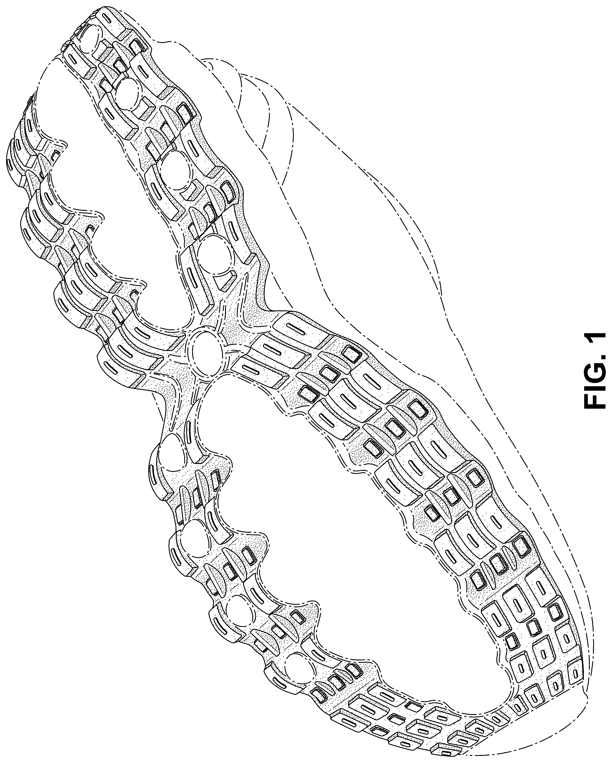 Patent USD1076372 — Shoe — Figure 1