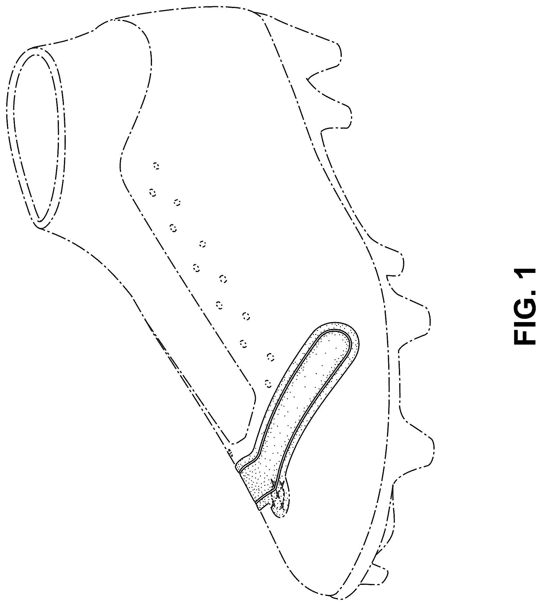 Patent USD1076386 — Shoe — Figure 1