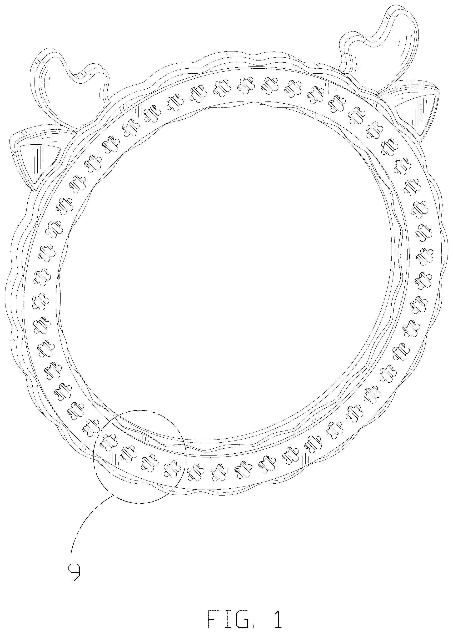 Patent USD1076405 — Knitting loom — Figure 1