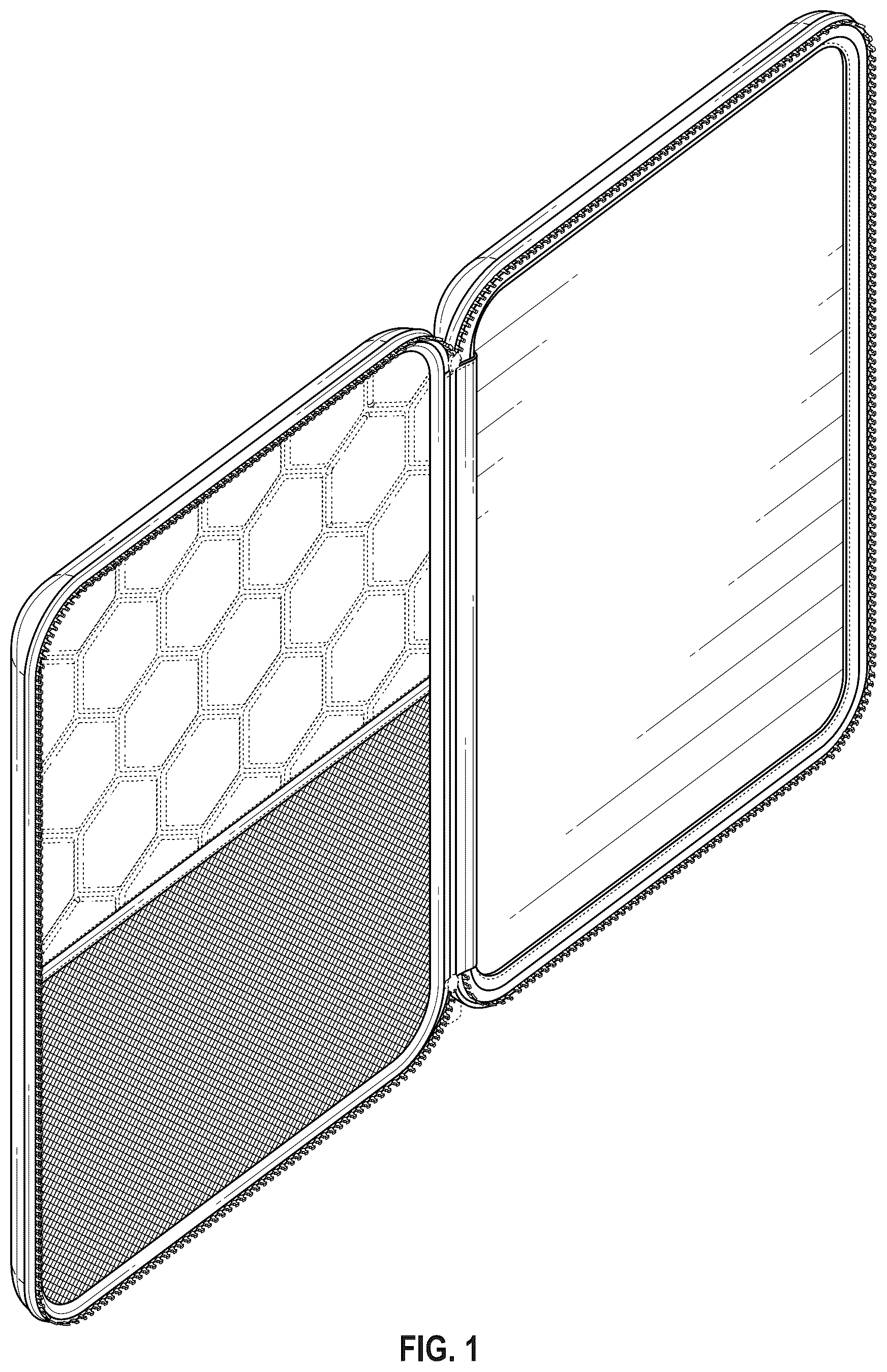 Patent USD1076407 — Comic book storage case — Figure 1