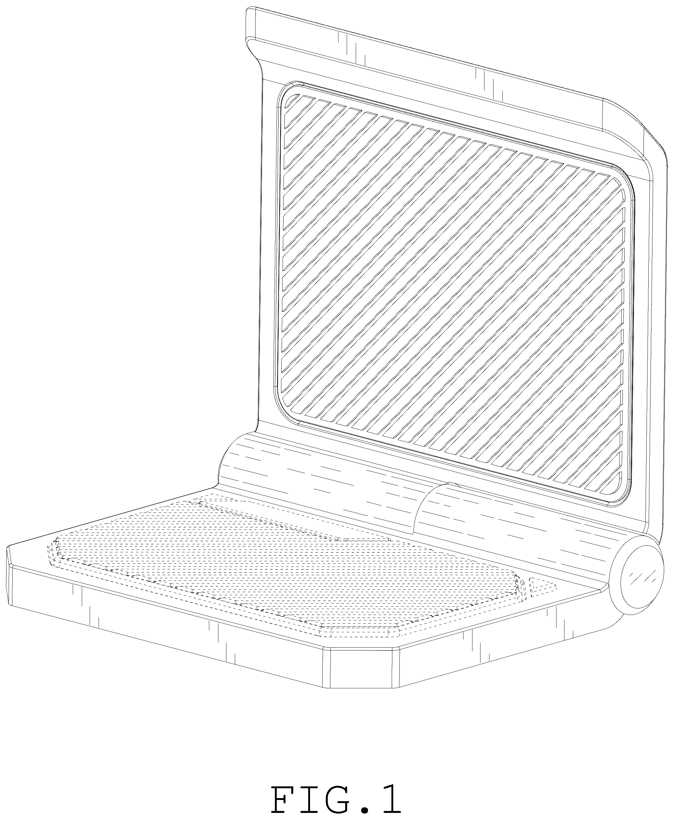 Patent USD1076408 Figure 1 – Holder