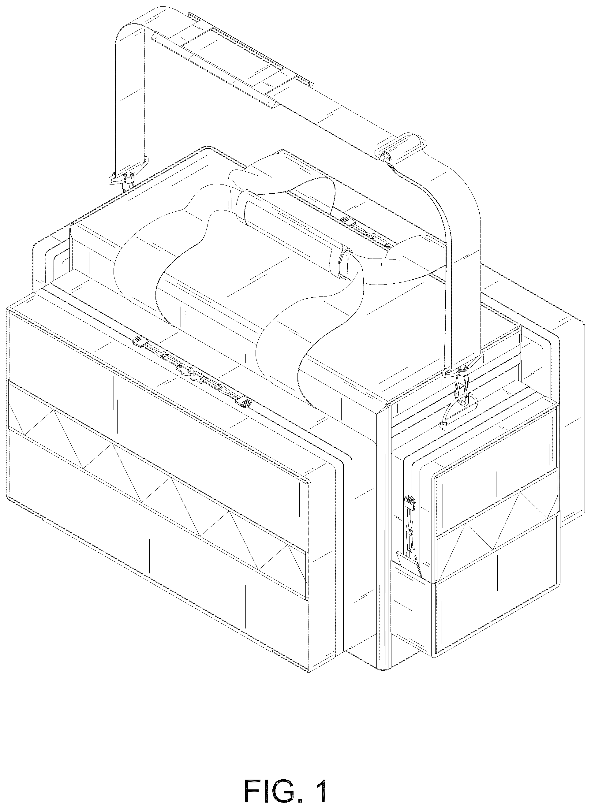 Patent USD1076414 — Emergency handbag — Figure 1