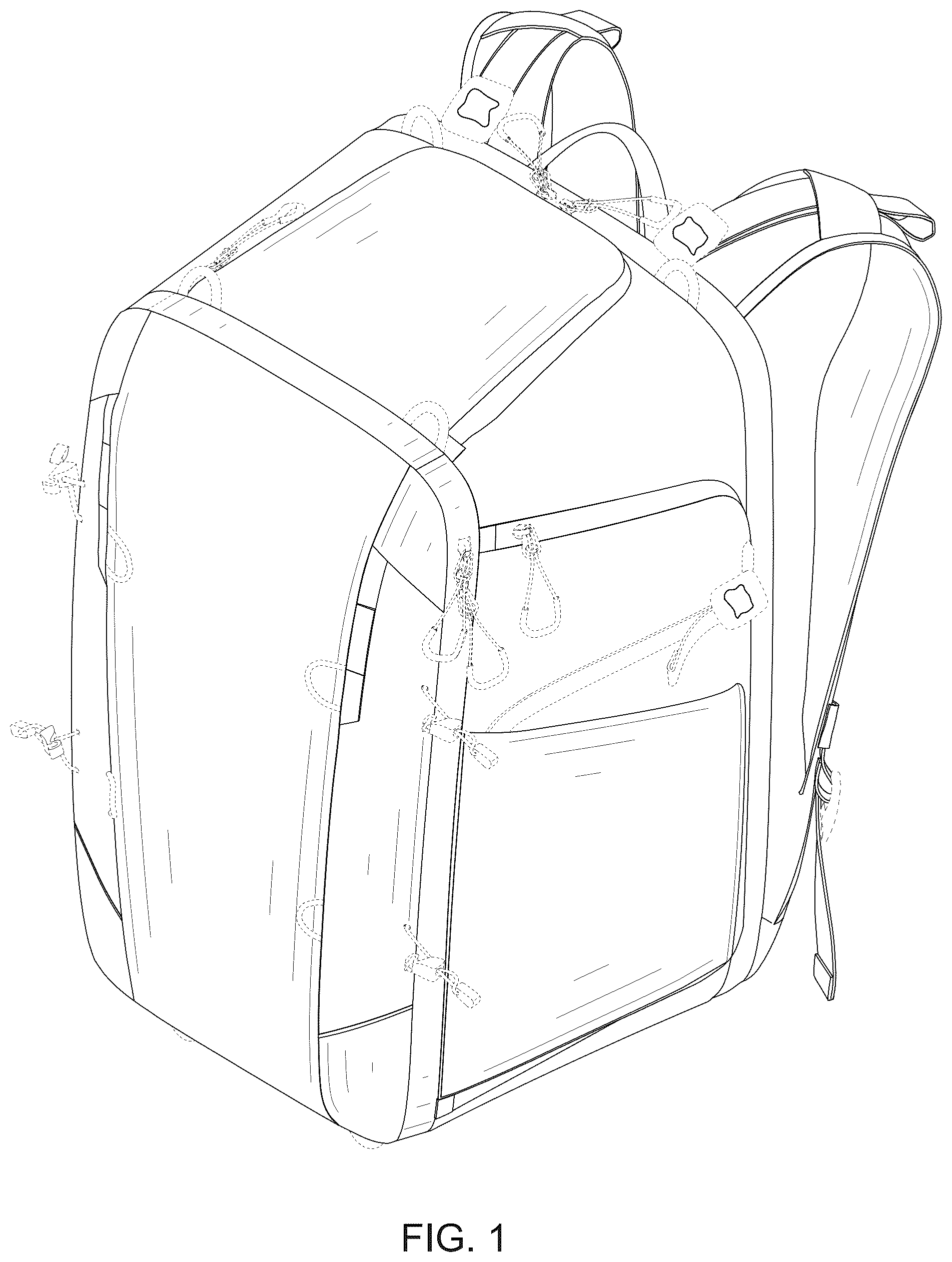Patent USD1076416 — Backpack — Figure 1
