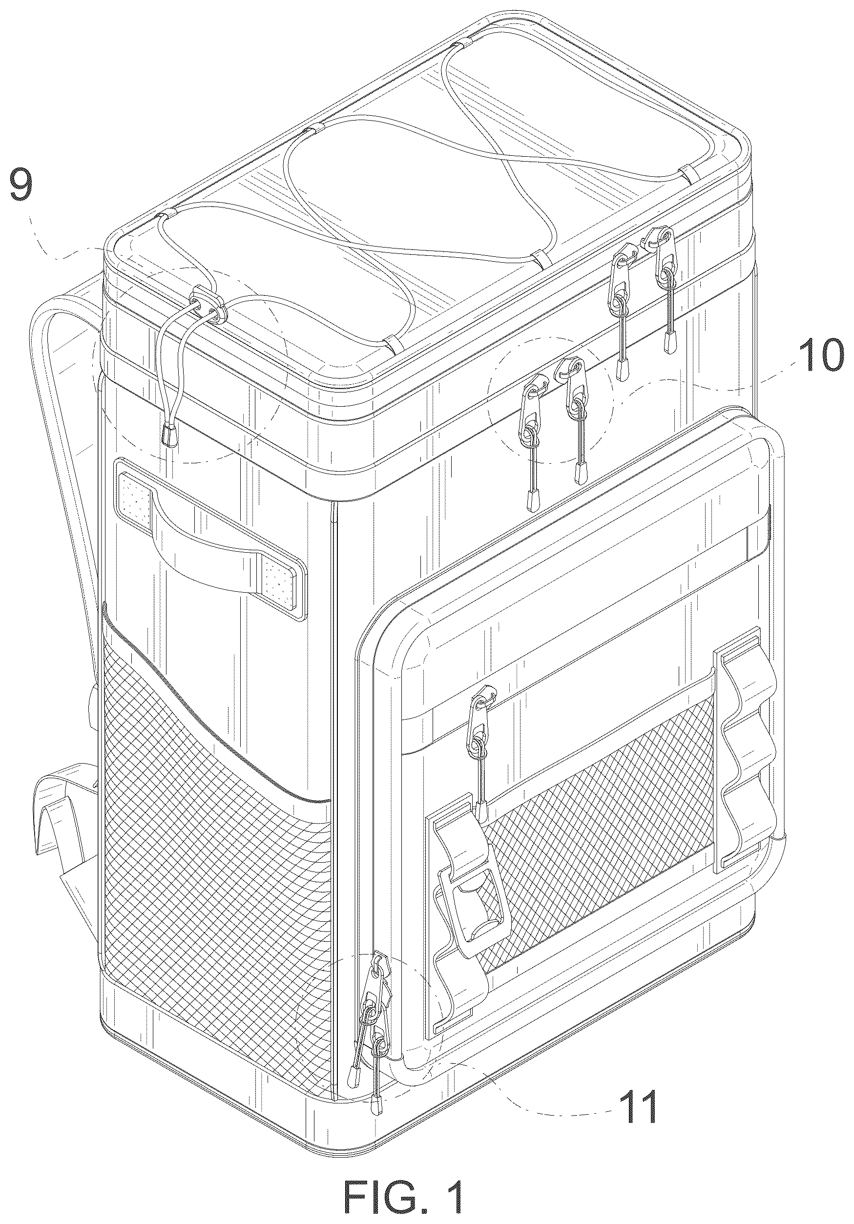 Patent USD1076418 — Backpack — Figure 1