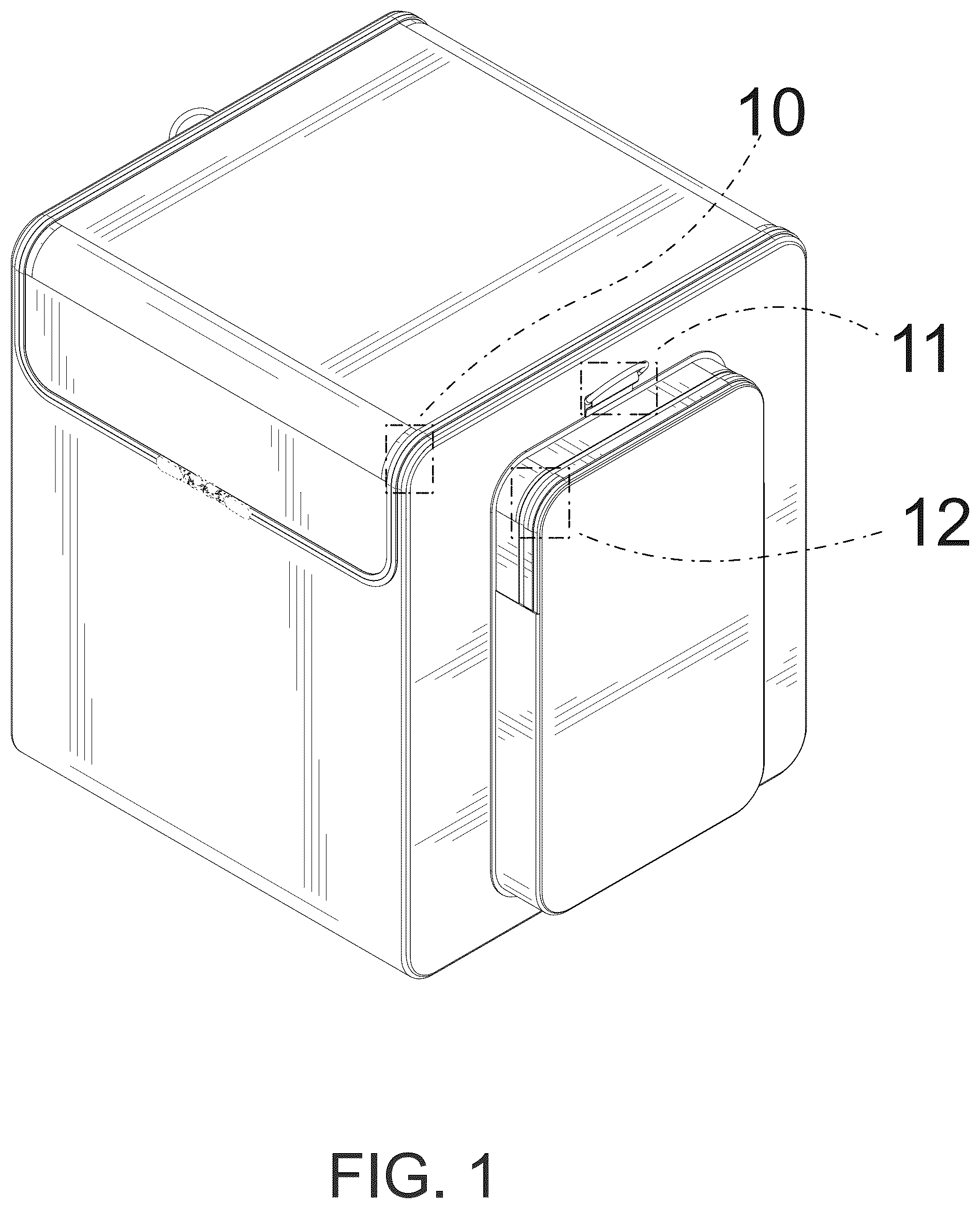 Patent USD1076421 — Speaker storage bag — Figure 1