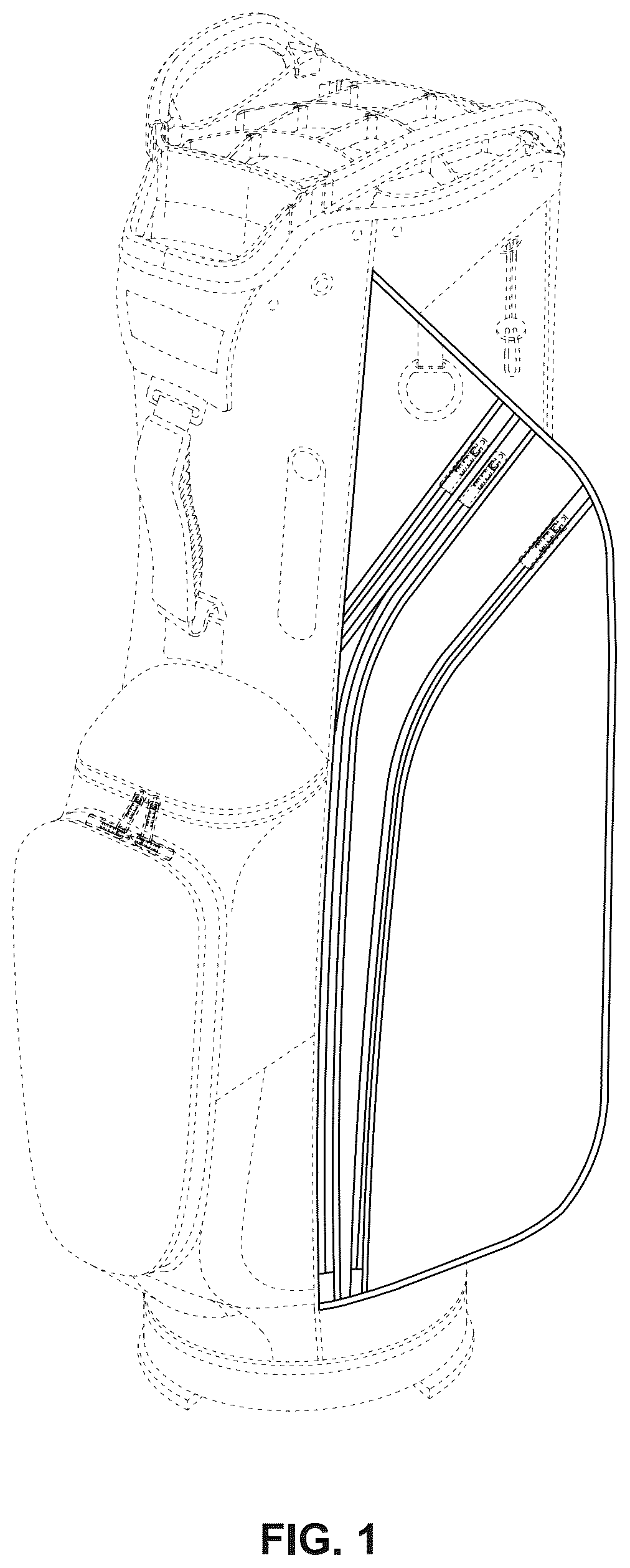 Patent USD1076427 — Golf bag — Figure 1