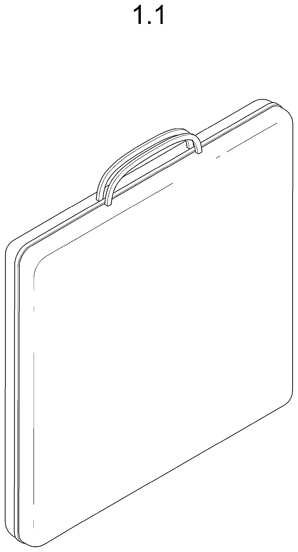 Patent USD1076434 — Case for television receiver — Figure 1