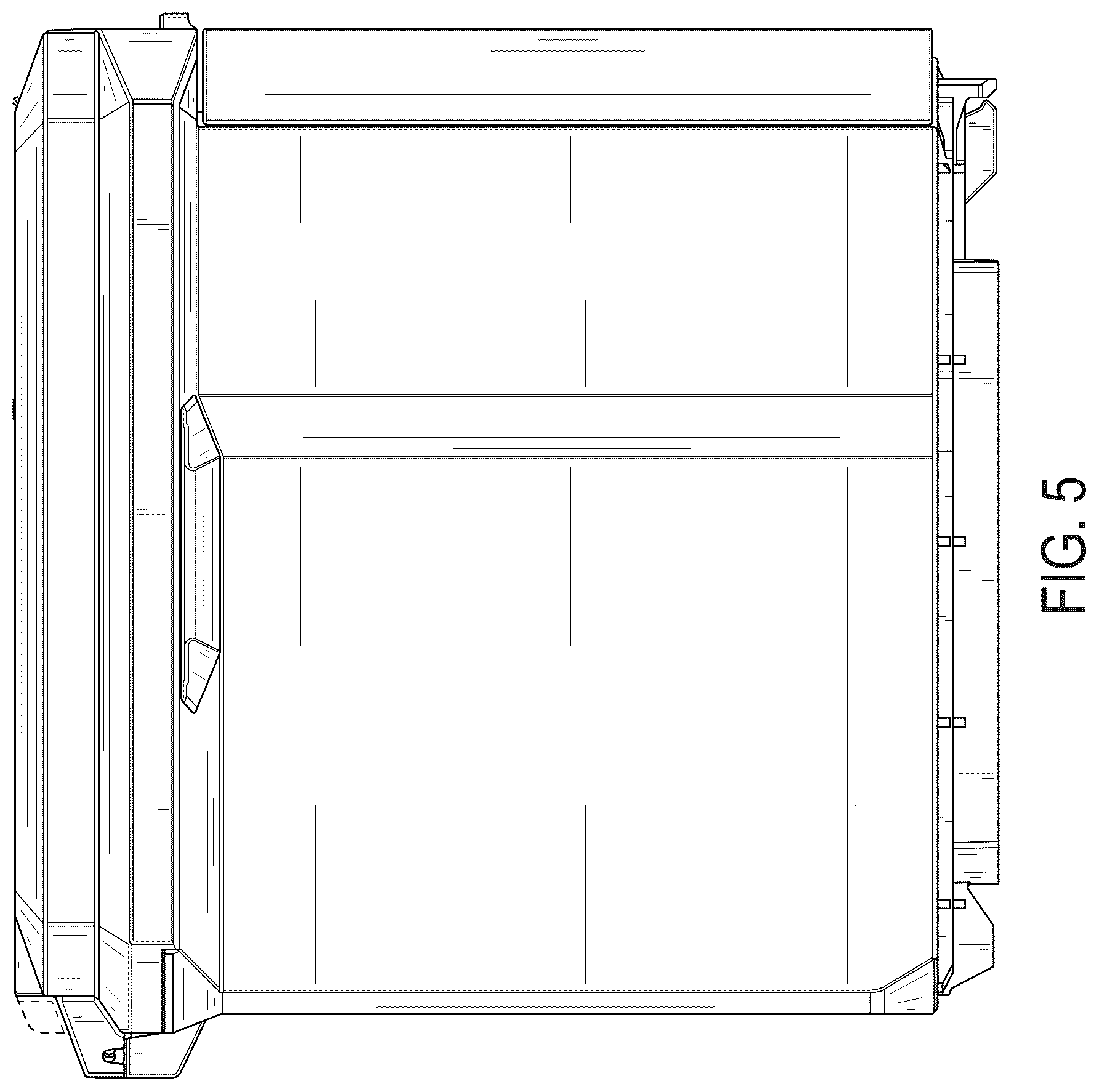 Patent USD1076436 Figure 5 – Drawered storage unit