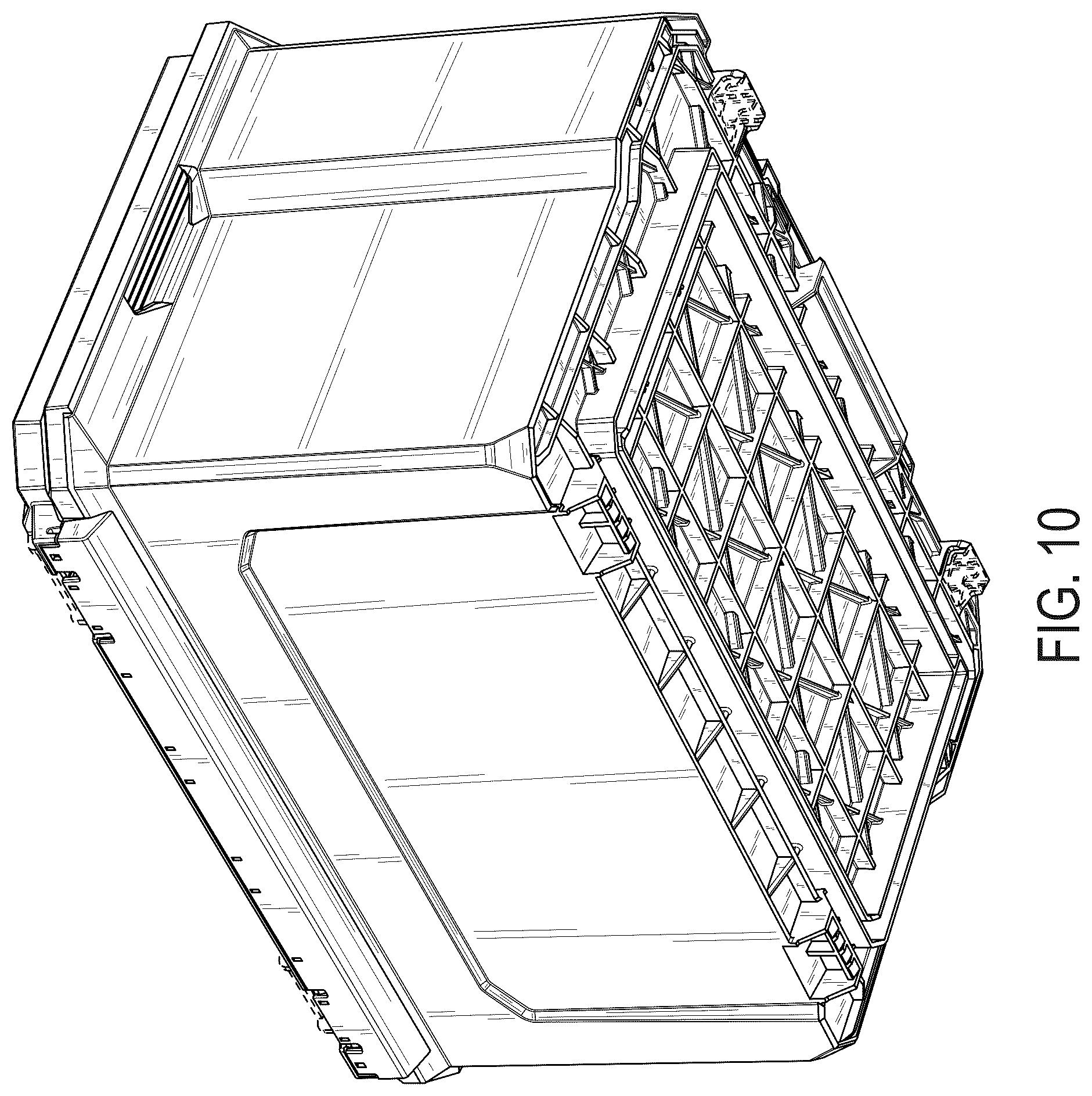 Patent USD1076436 Figure 10 – Drawered storage unit