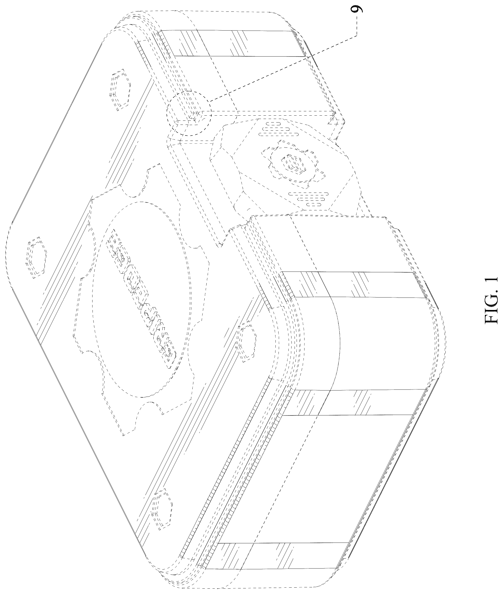 Patent USD1076440 Figure 1 – Tool box