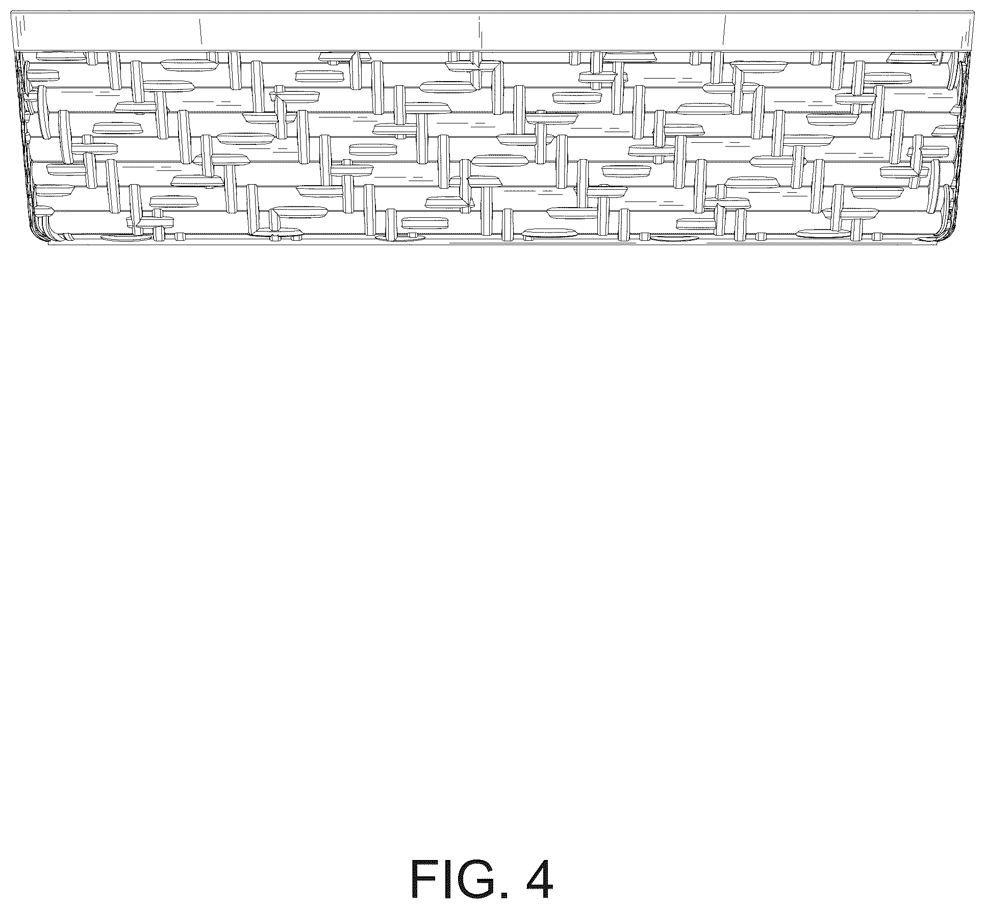Patent USD1076446 Figure 4 – Storage basket