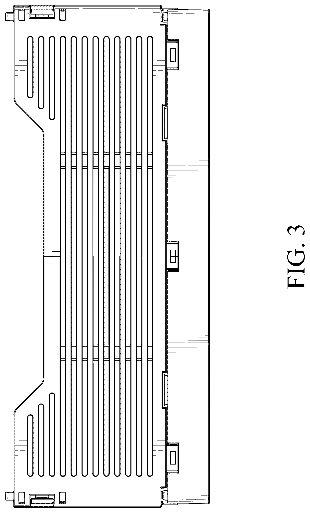 Patent USD1076449 Figure 3 – Storage basket