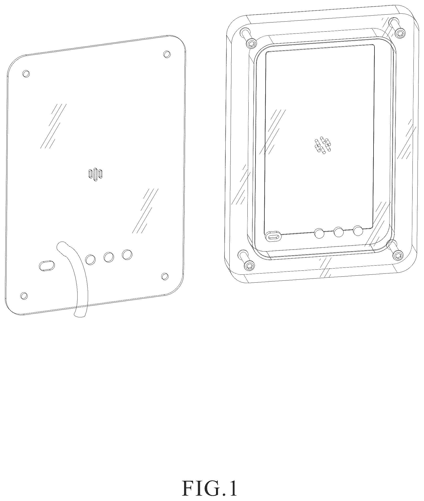 Patent USD1076465 — Electronic photo frame — Figure 1