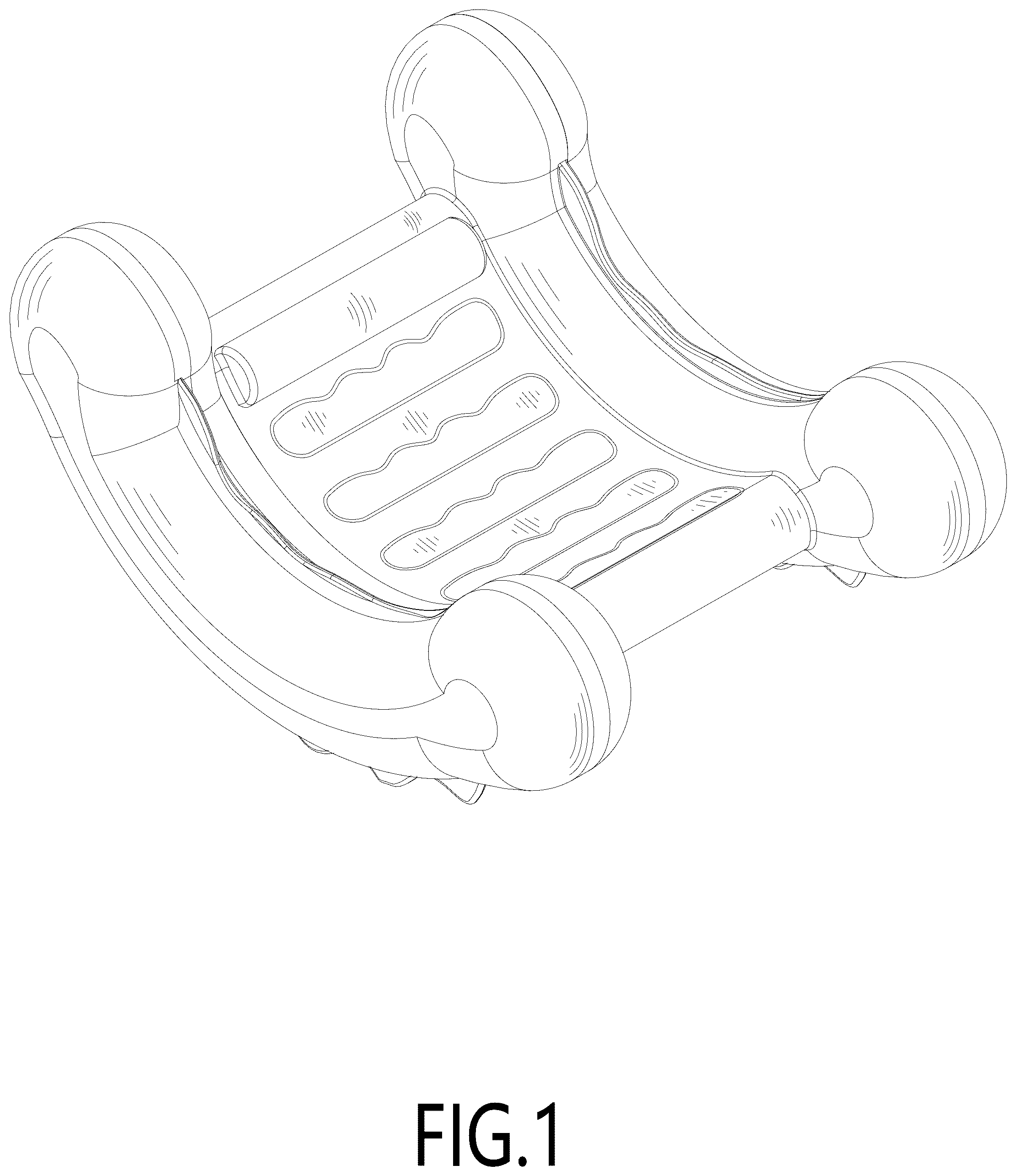 Patent USD1076473 — Inflatable rocking chair sofa — Figure 1
