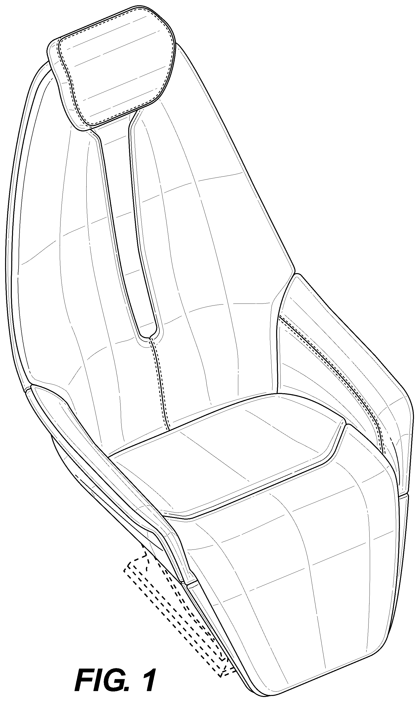 Patent USD1076479 — Cabin seat — Figure 1