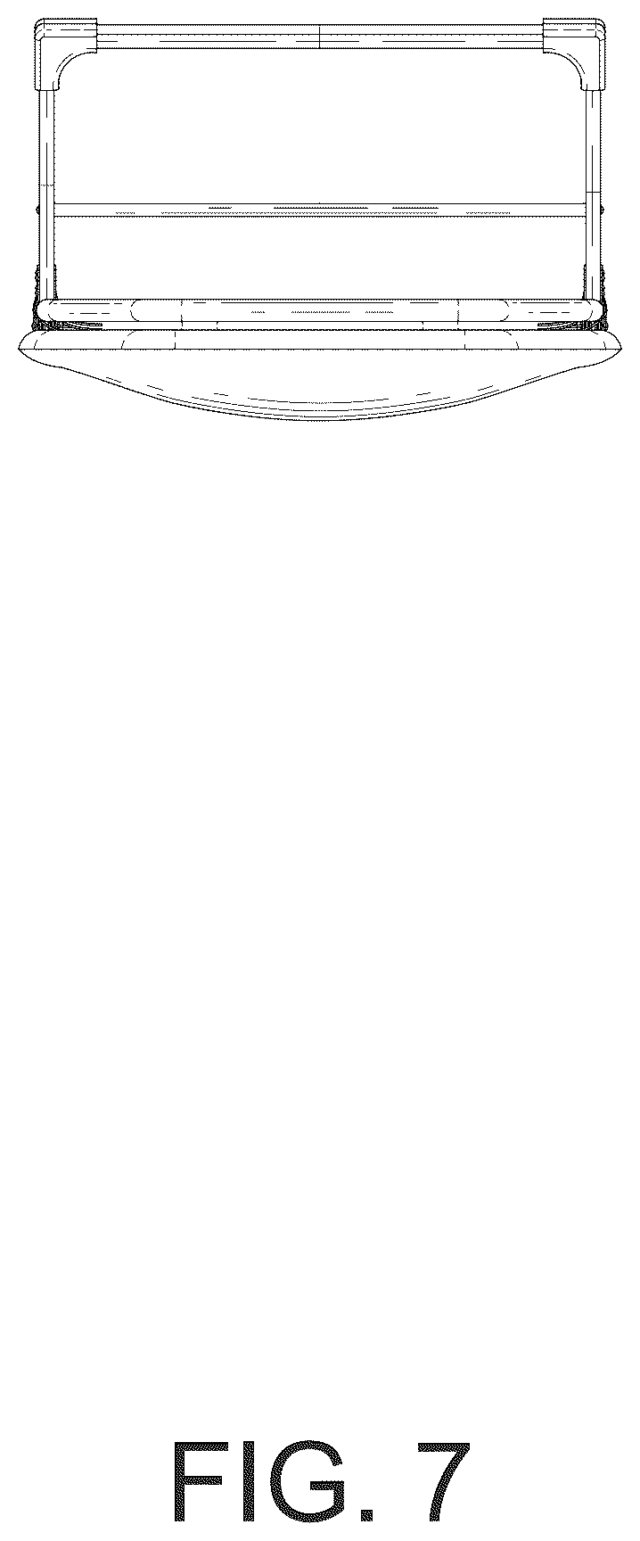 Patent USD1076481 Figure 7 – Outdoor portable folding bed