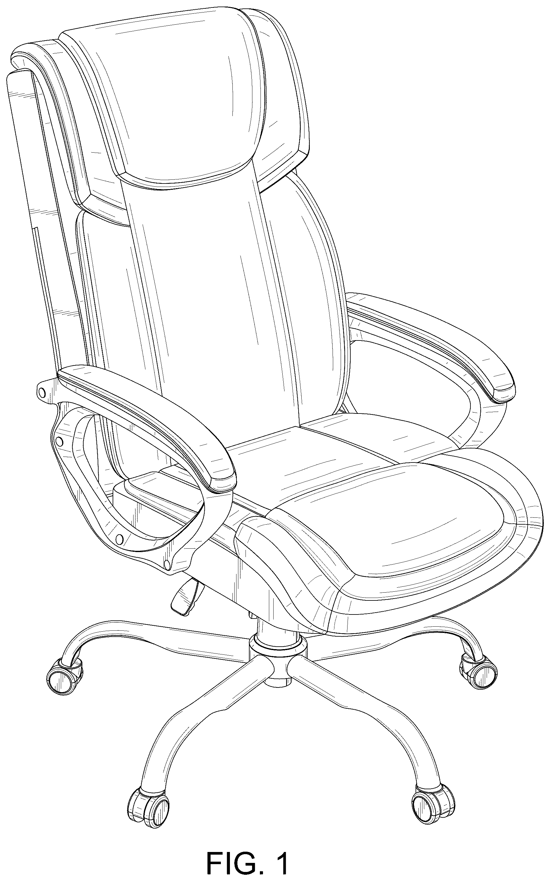 Patent USD1076486 — Chair — Figure 1