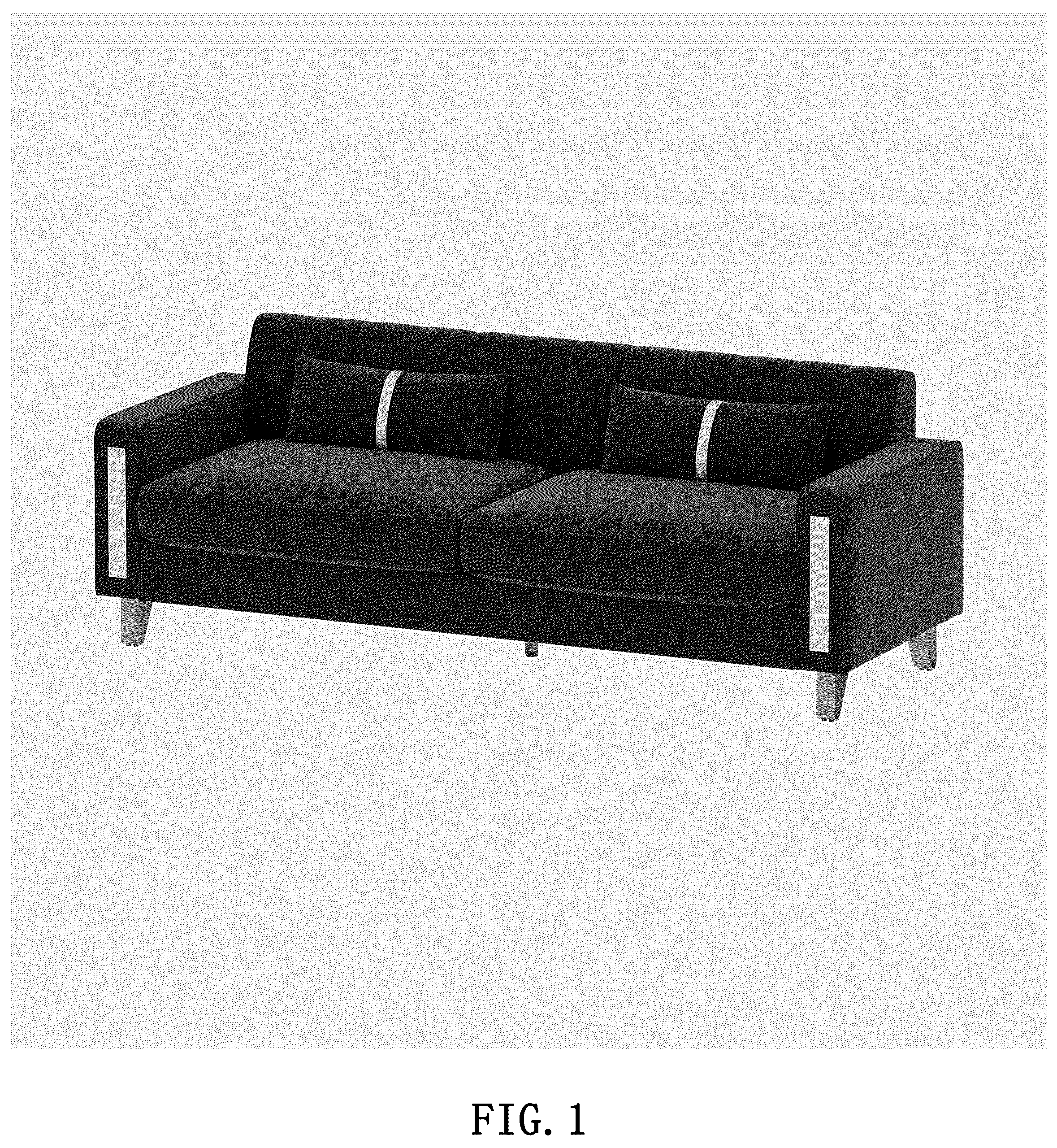 Patent USD1076496 — Sofa — Figure 1