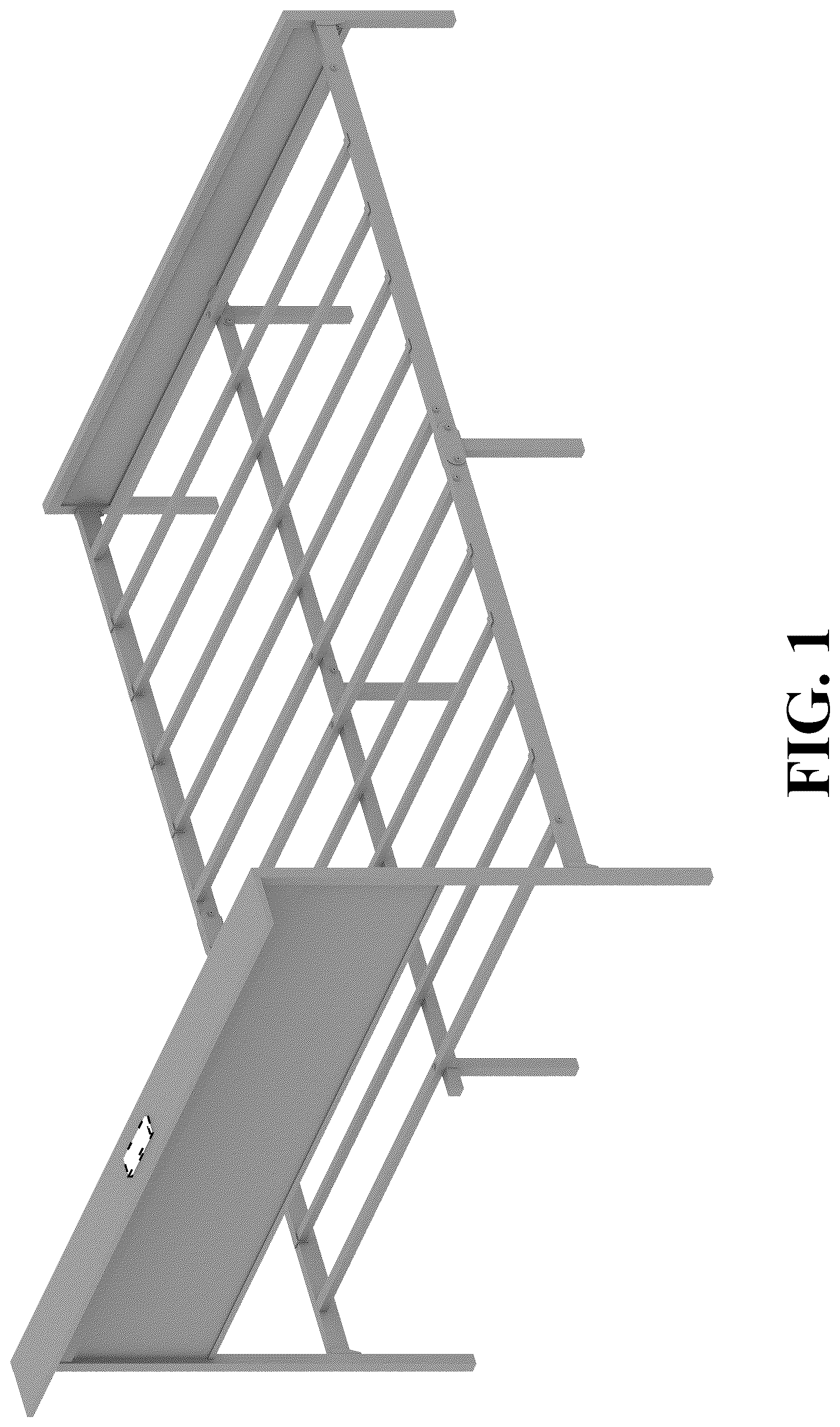 Patent USD1076498 — Bed frame — Figure 1
