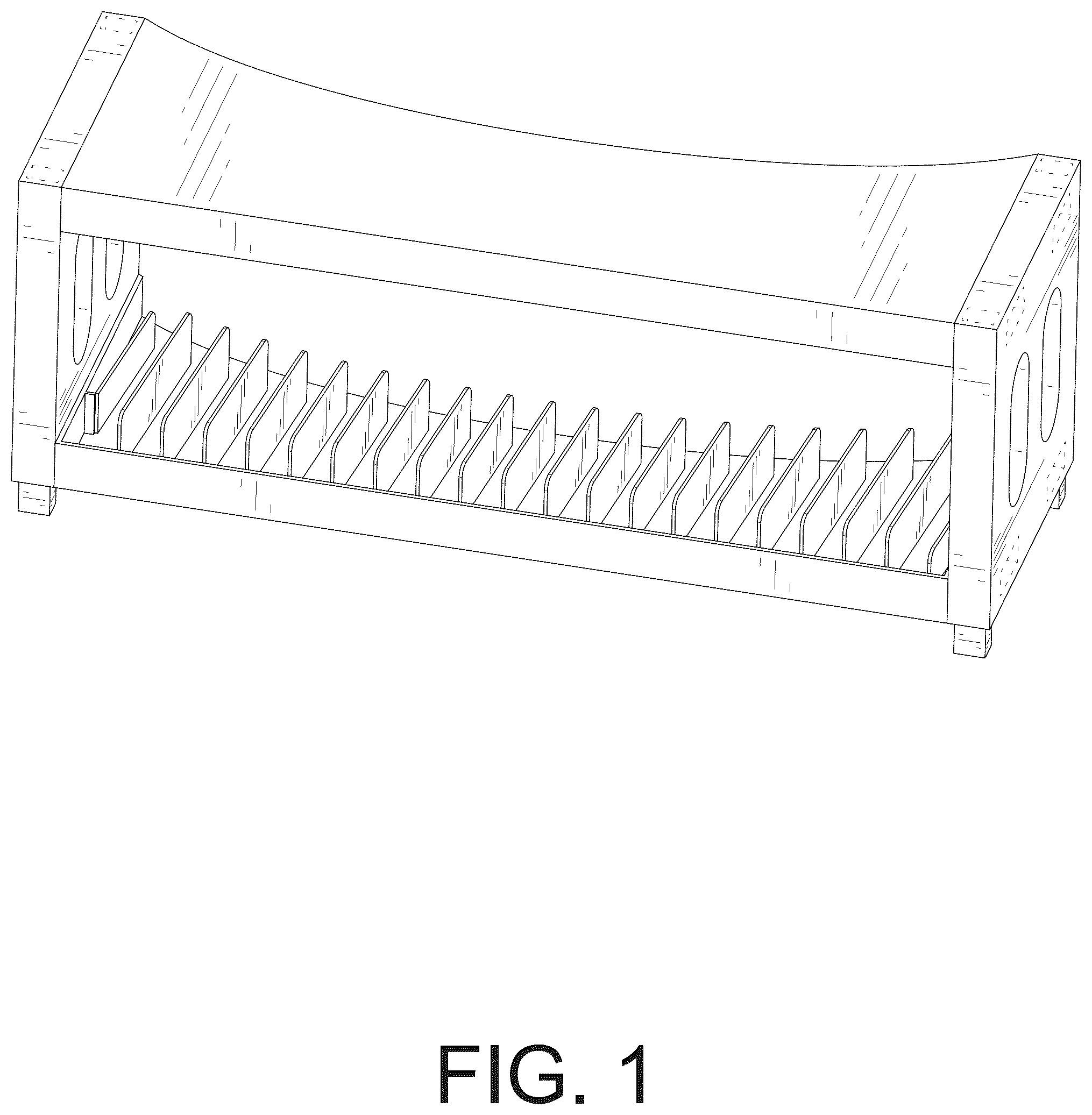 Patent USD1076499 — CD storage rack — Figure 1
