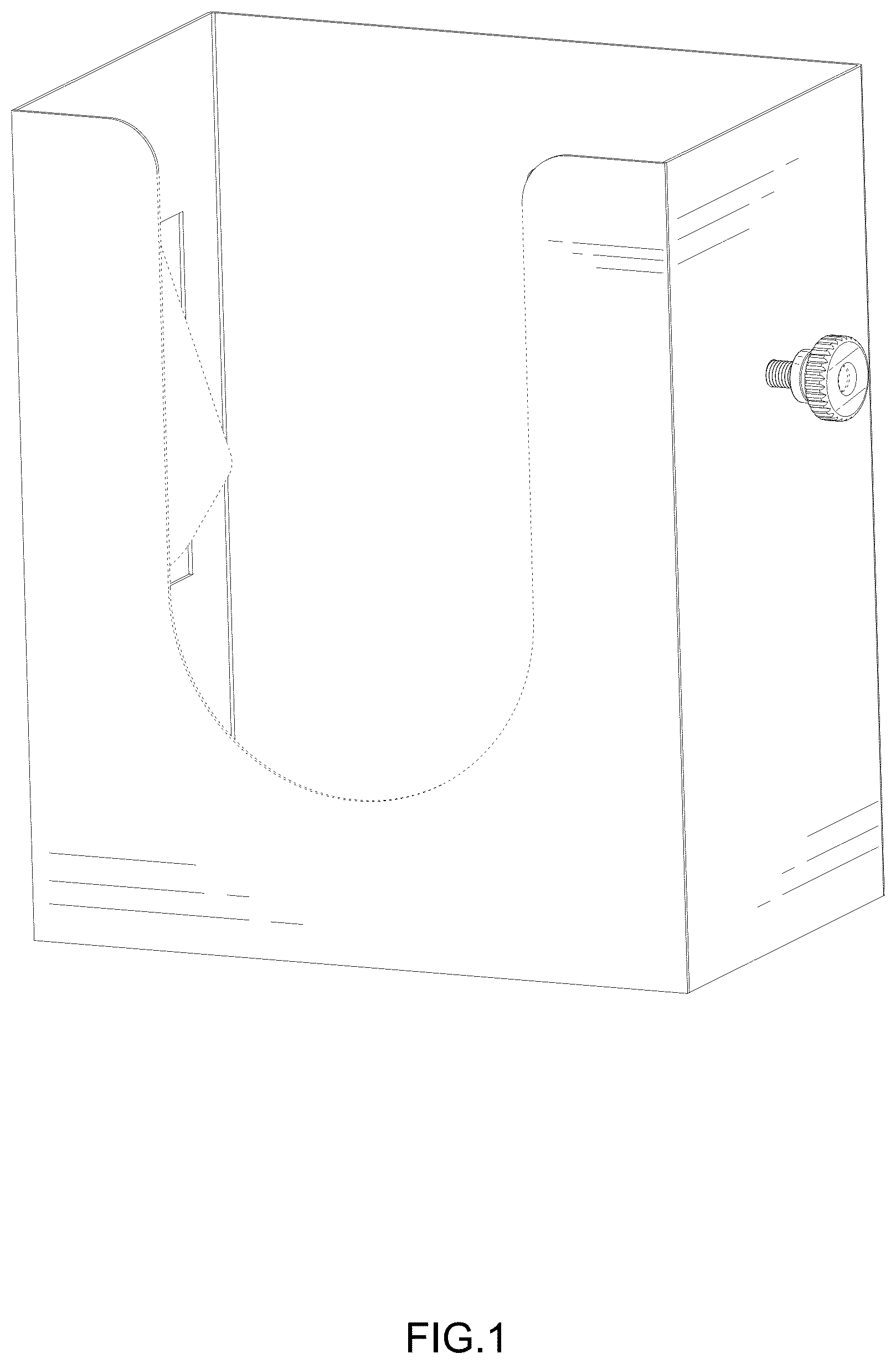 Patent USD1076500 — Magnetic glove box — Figure 1