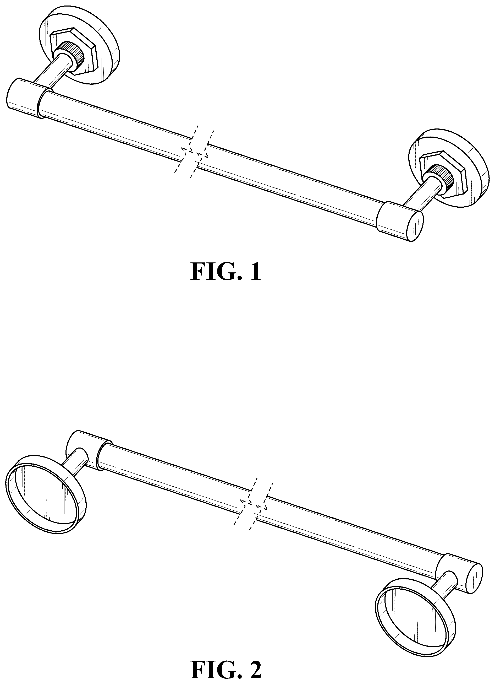 Patent USD1076502 — Towel holder — Figure 1