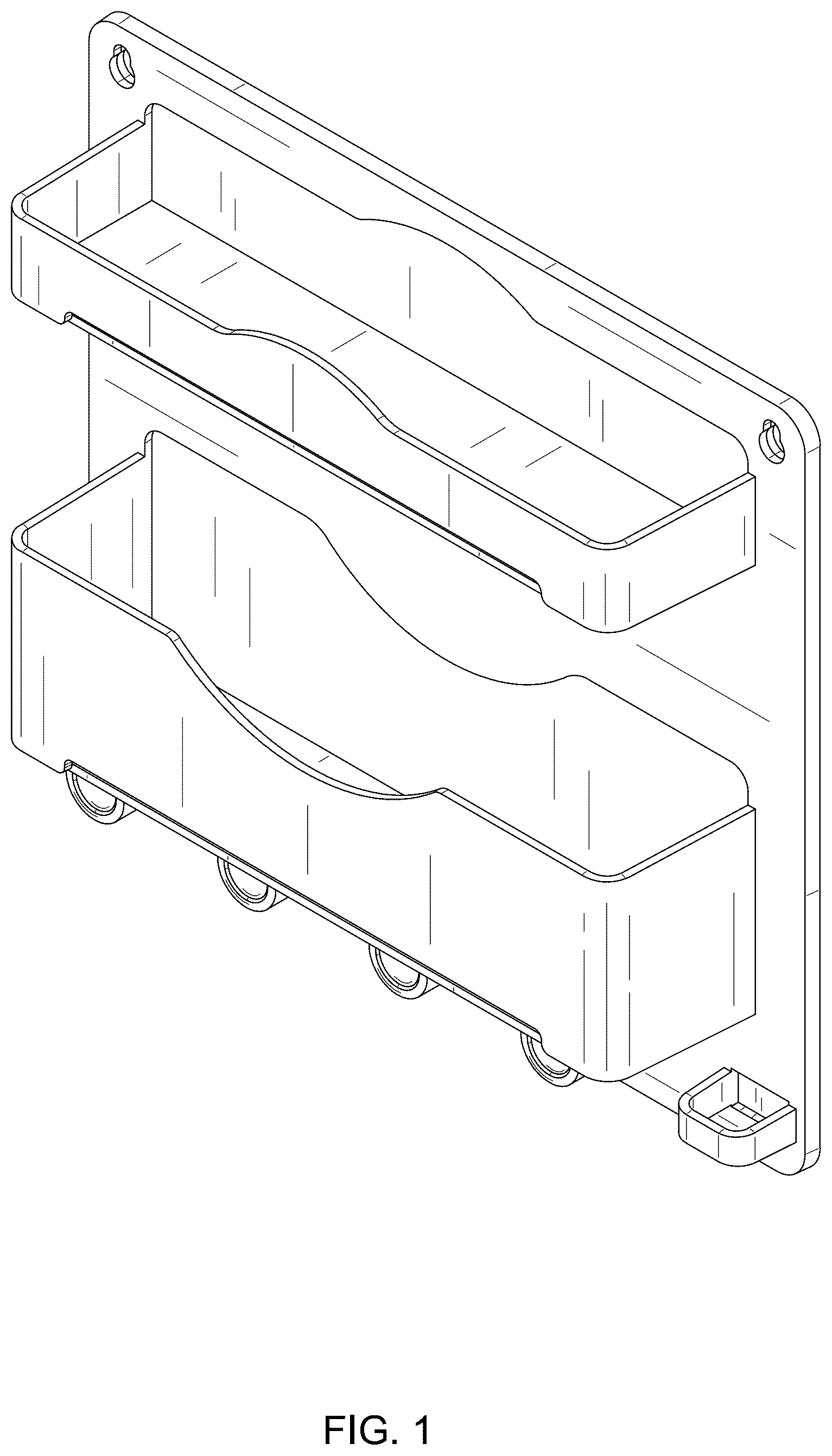 Patent USD1076504 — Wall rack — Figure 1