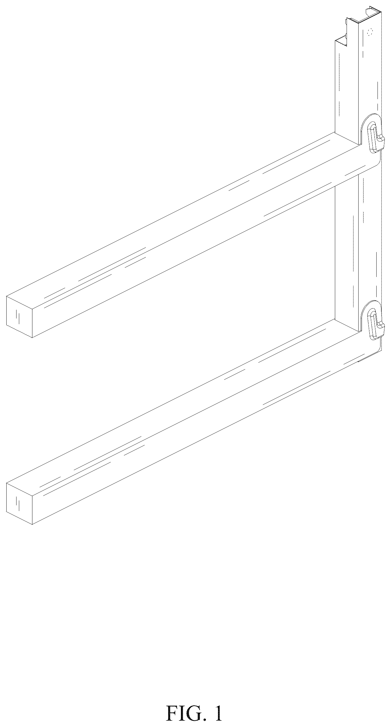 Patent USD1076505 Figure 1 – Storage rack