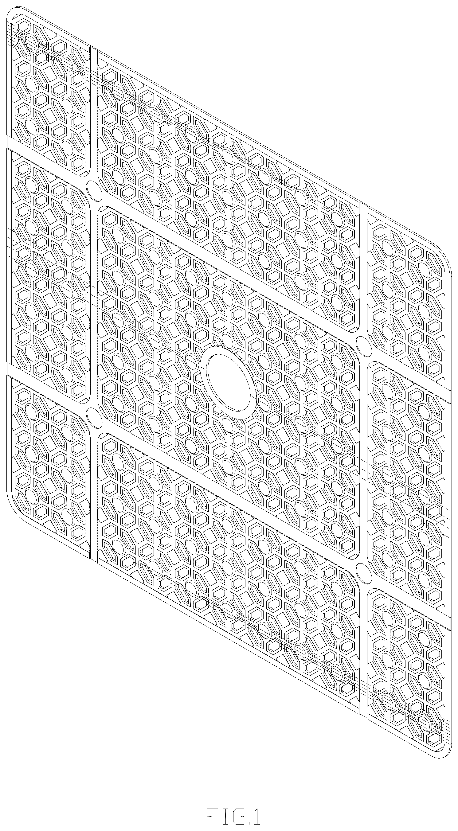 Patent USD1076508 Figure 1 – Non-slip mat
