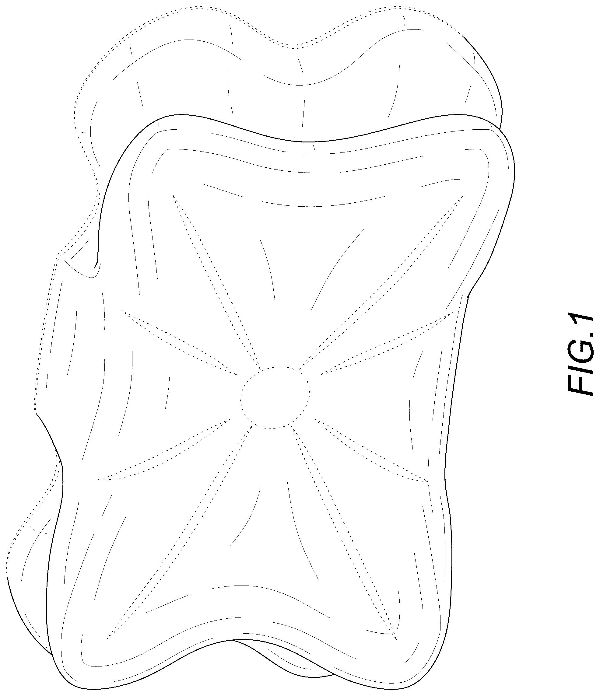 Patent USD1076511 — Pillow — Figure 1