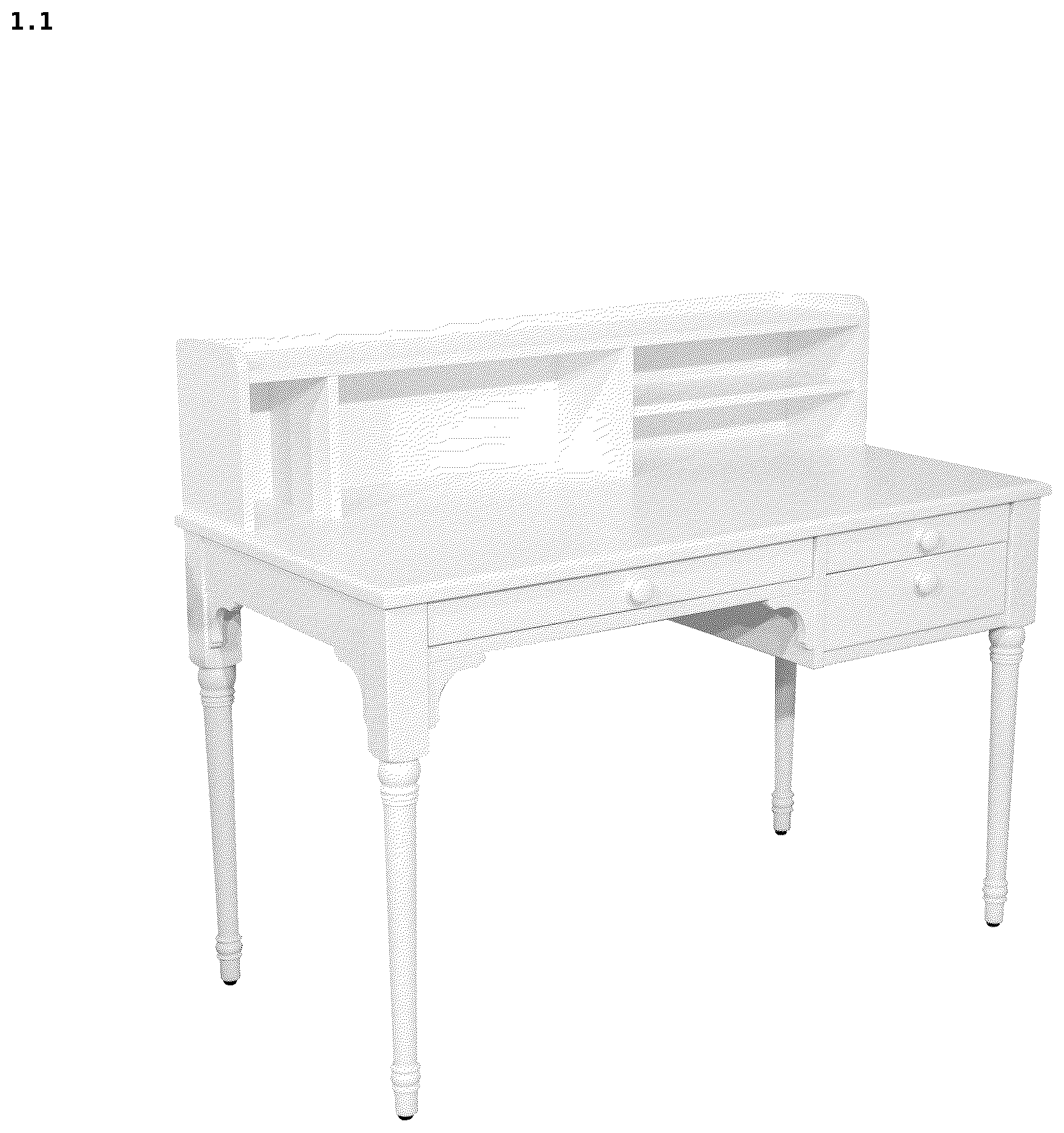 Patent USD1076513 — Table — Figure 1